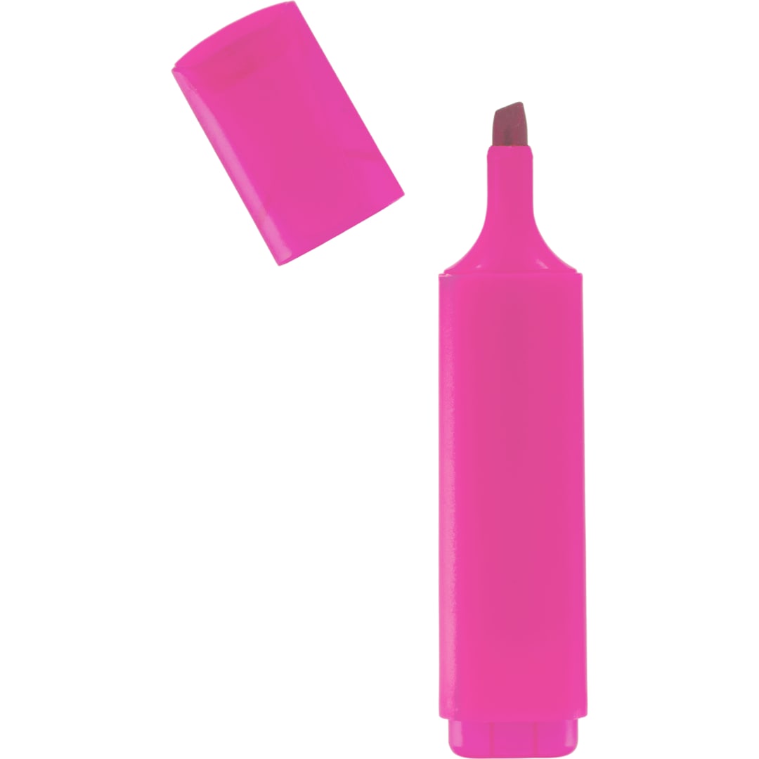 Bullet Jumbo Recycled Highlighter - SM-5327 Pink
