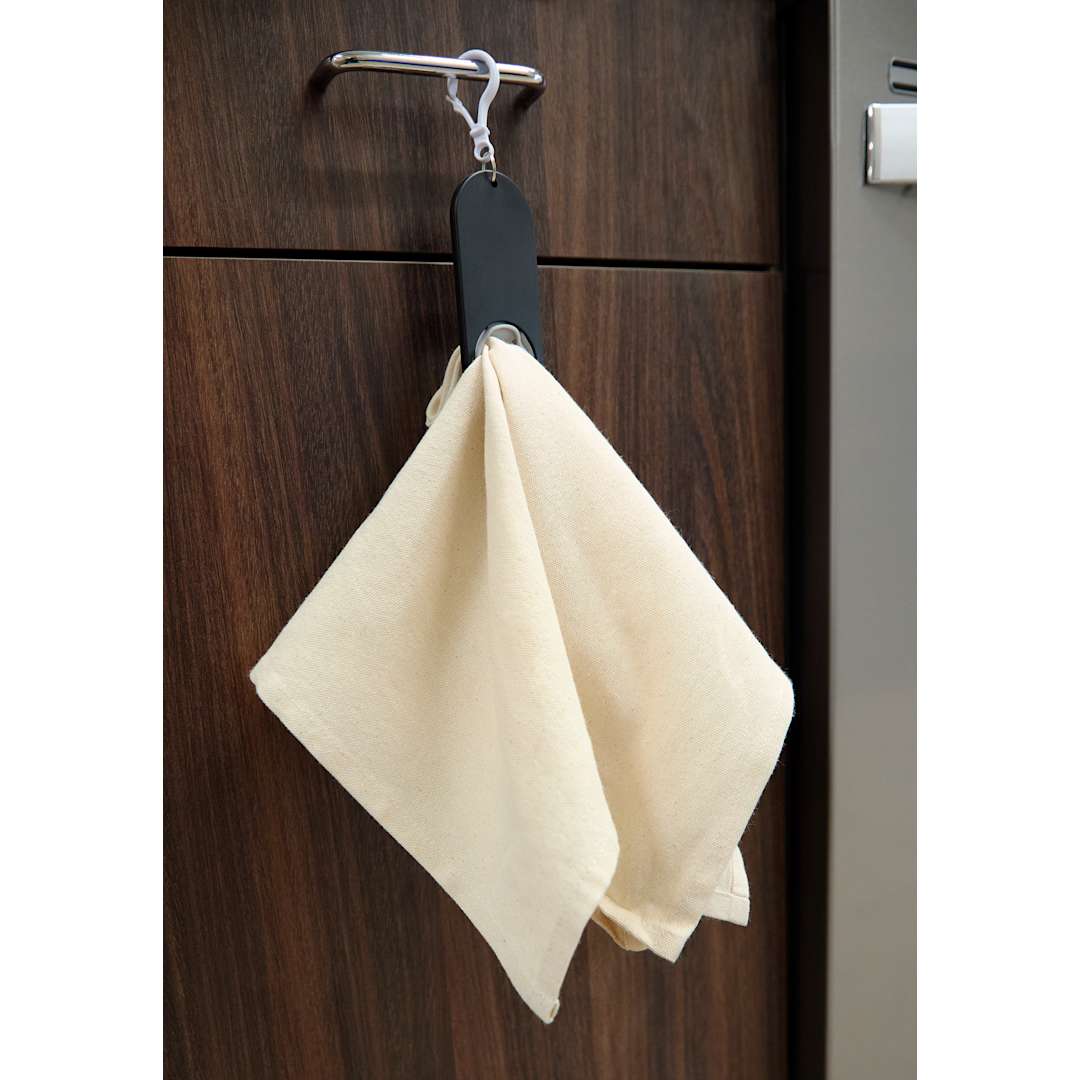 Towel Holder w/ Clip - SM-8902 Black