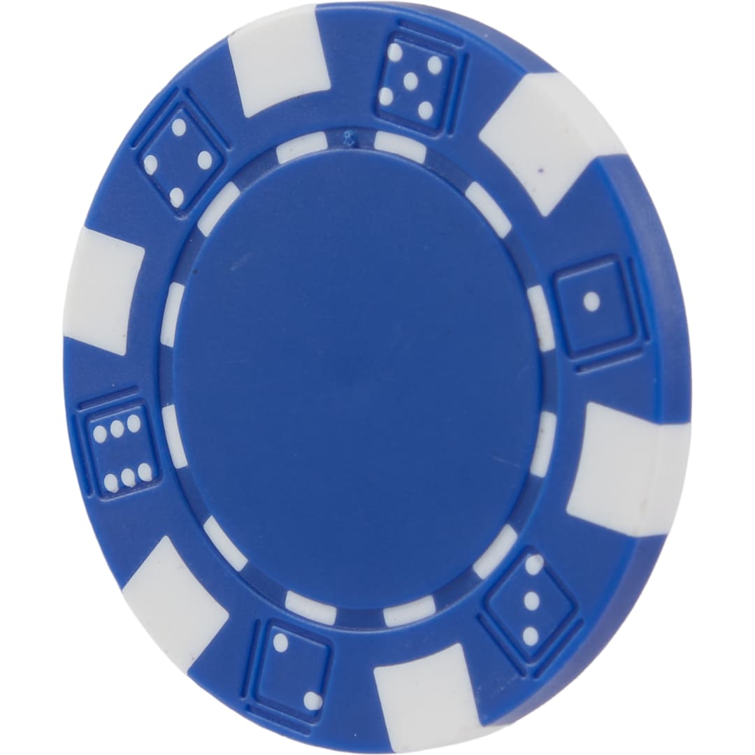 Recycled Poker Chip Ball Marker - SM-8905 Blue