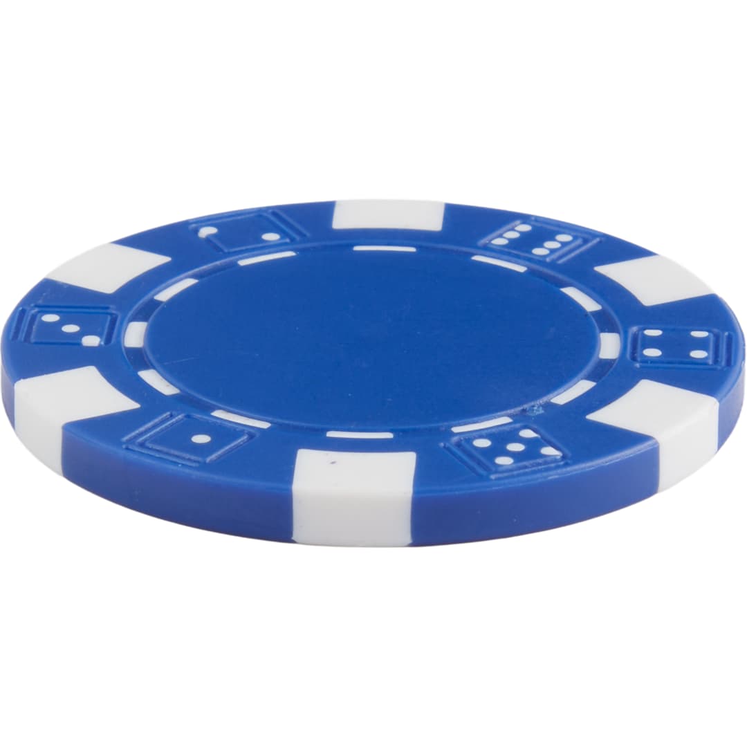 Recycled Poker Chip Ball Marker - SM-8905 Blue