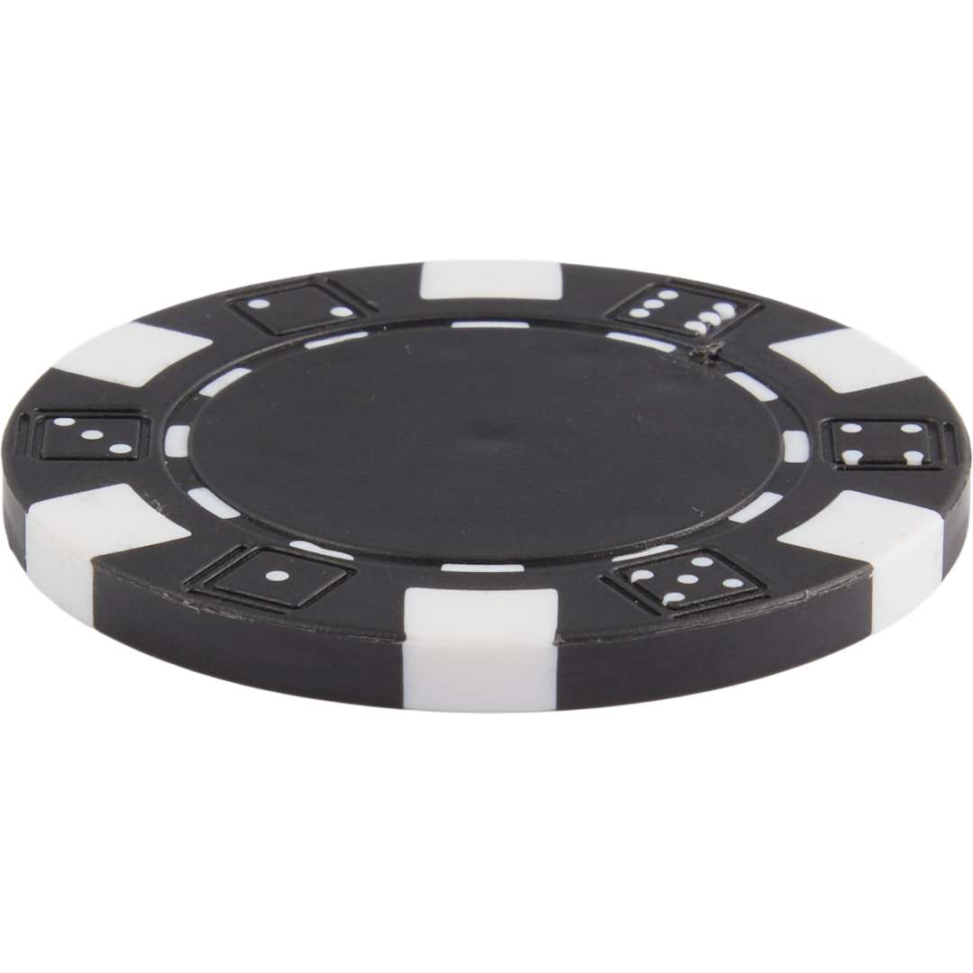 Recycled Poker Chip Ball Marker - SM-8905 Black