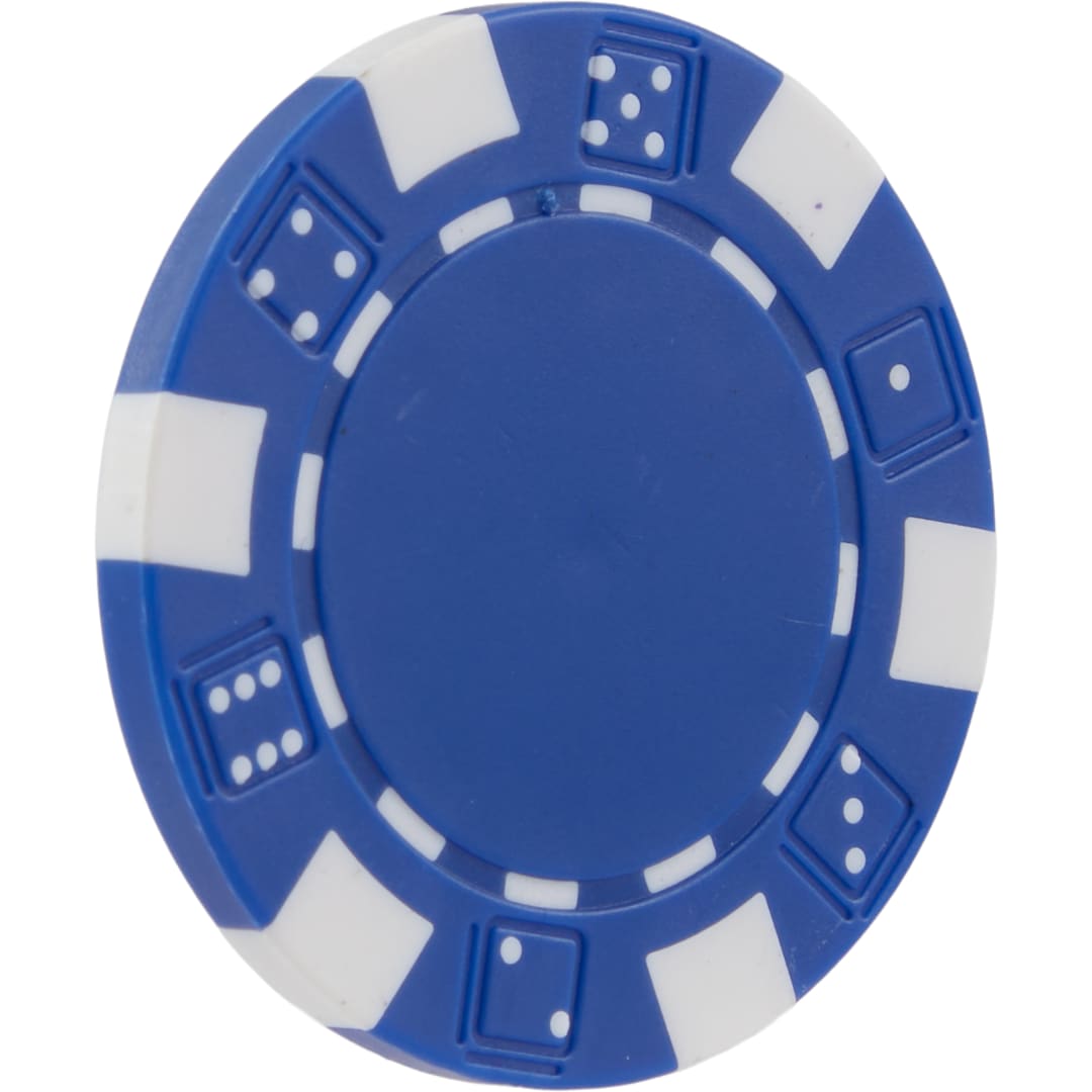 Recycled Poker Chip Ball Marker - SM-8905 Blue