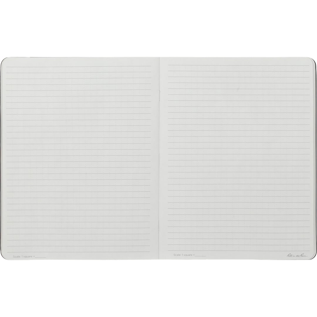 Rite in the Rain 6.6" x 8.5" Rite in the Rain Stapled Notebook - 0913-07 Black