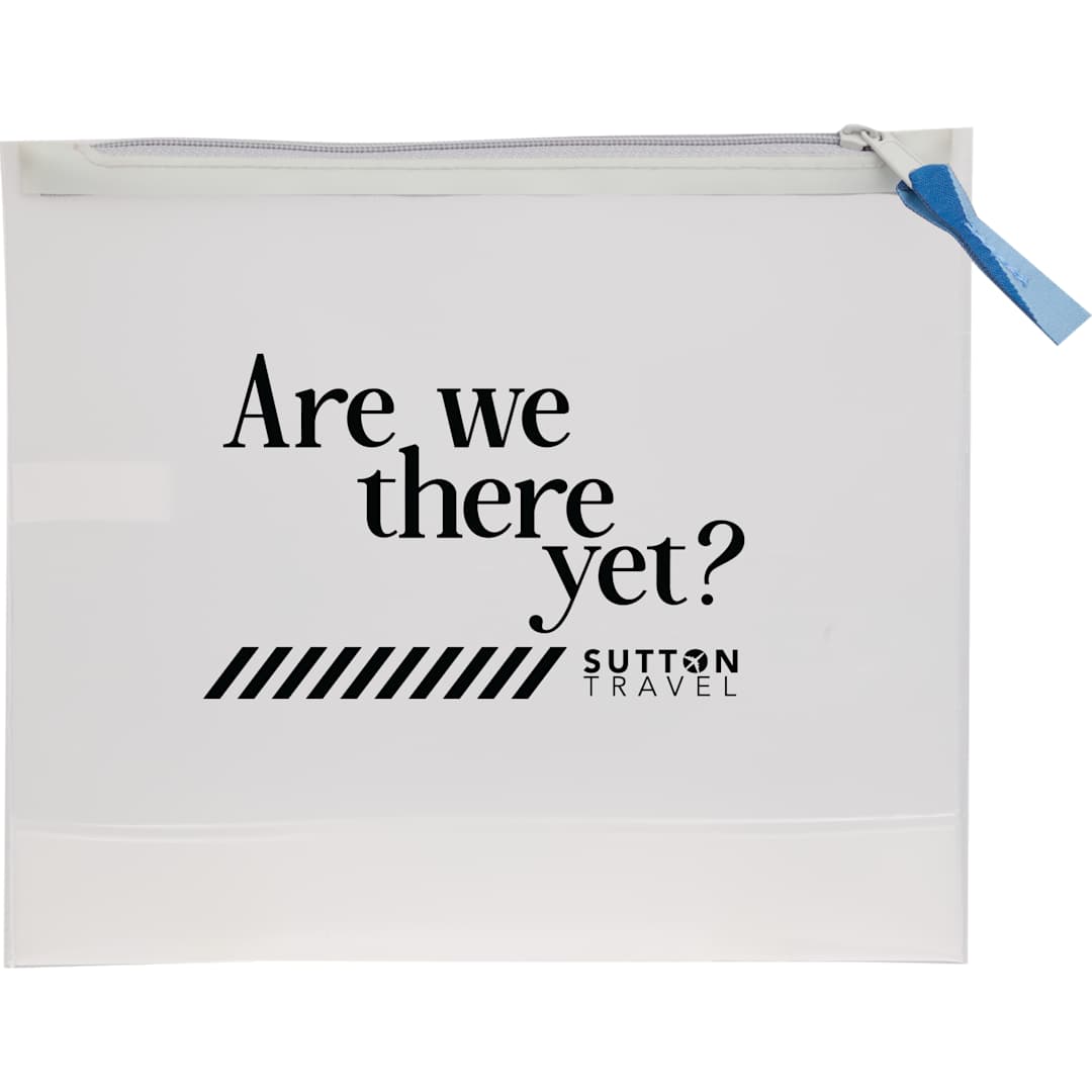 Wander & Roam Wander &amp; Roam Clear Travel Pouch - 1126-03 Clear