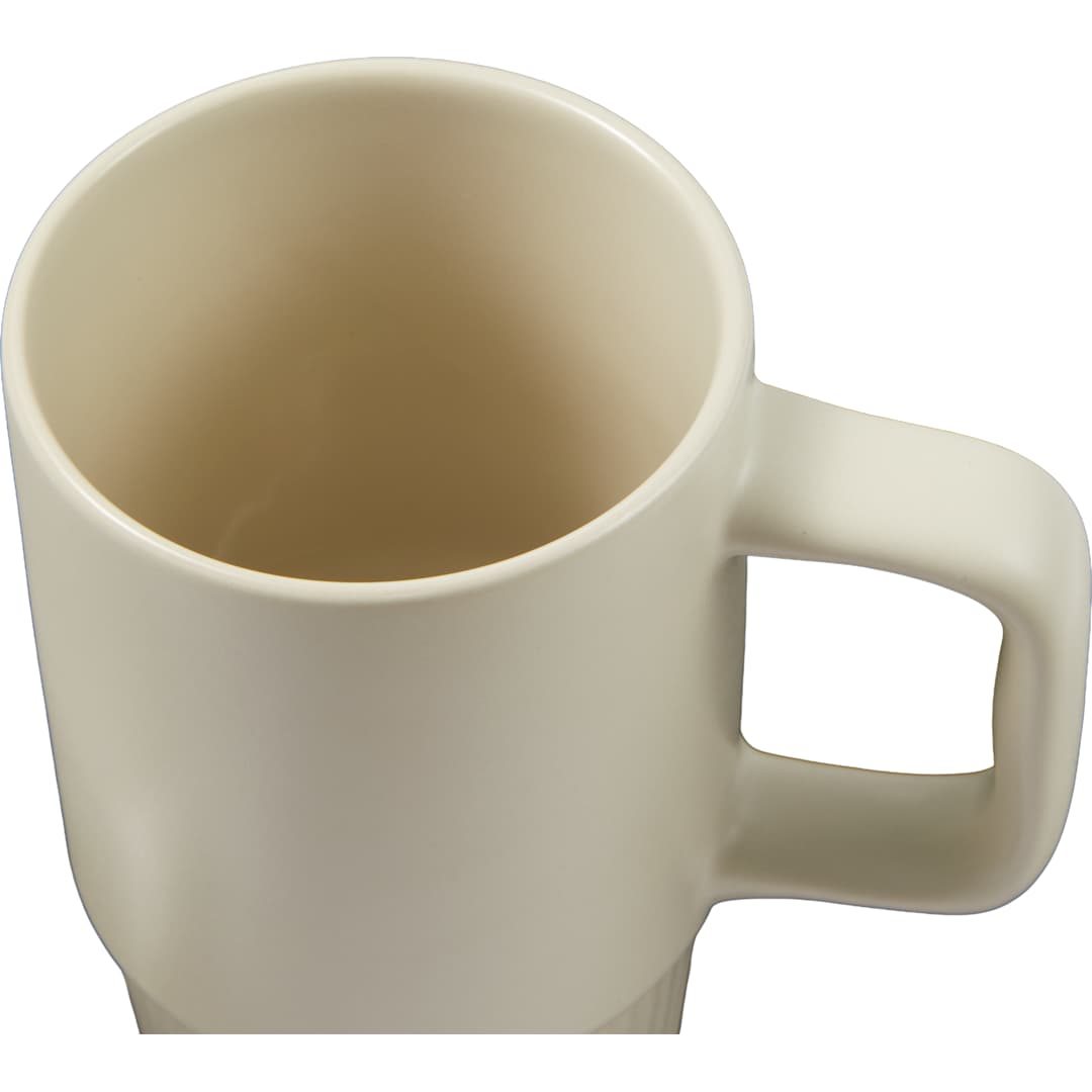 Camden 13oz Ceramic Mug w/ Lid - 1600-74 Tan