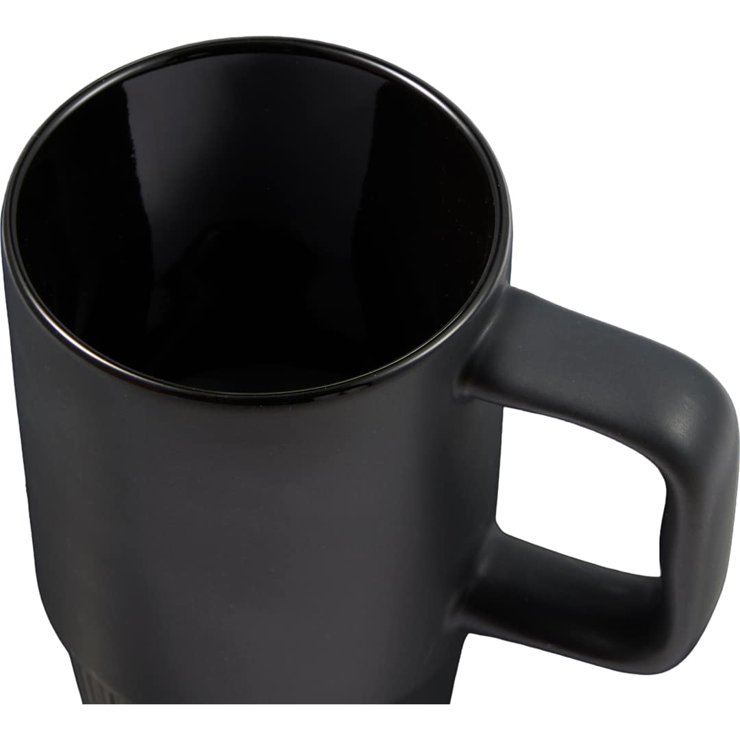 Camden 13oz Ceramic Mug w/ Lid - 1600-74 Black