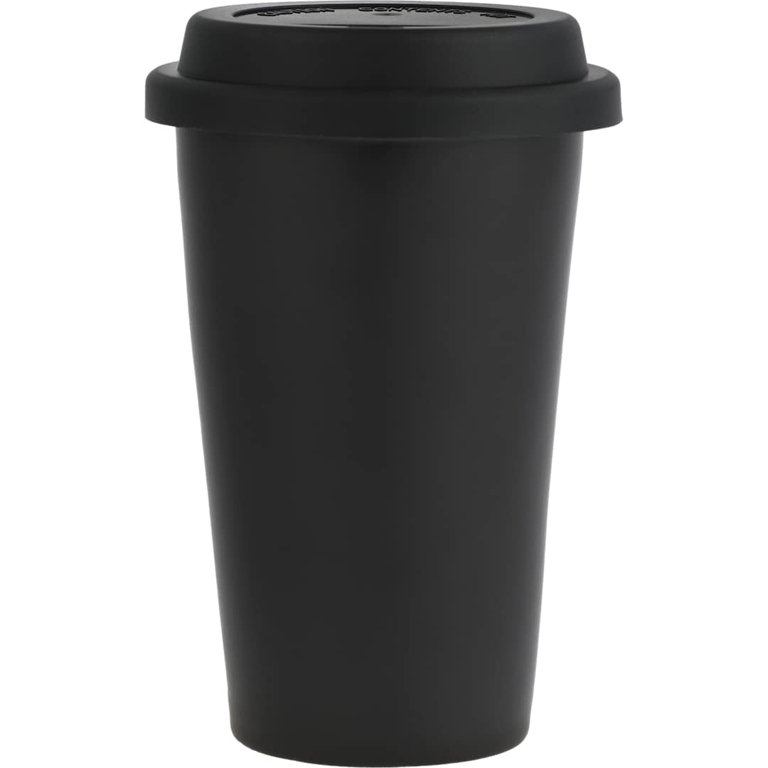 I'm Not a Paper Cup 10oz Ceramic Tumbler w/ Lid - 1600-78 Black
