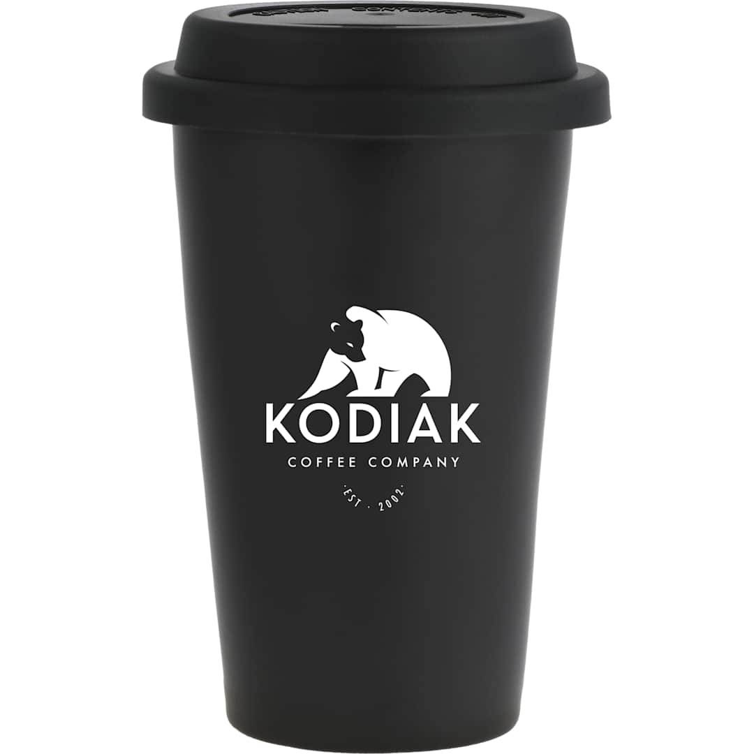 I'm Not a Paper Cup 10oz Ceramic Tumbler w/ Lid - 1600-78 Black