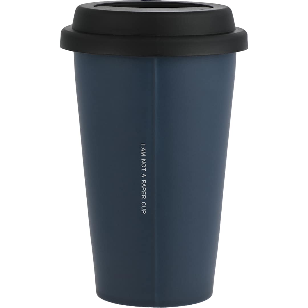 I'm Not a Paper Cup 10oz Ceramic Tumbler w/ Lid - 1600-78 Blue
