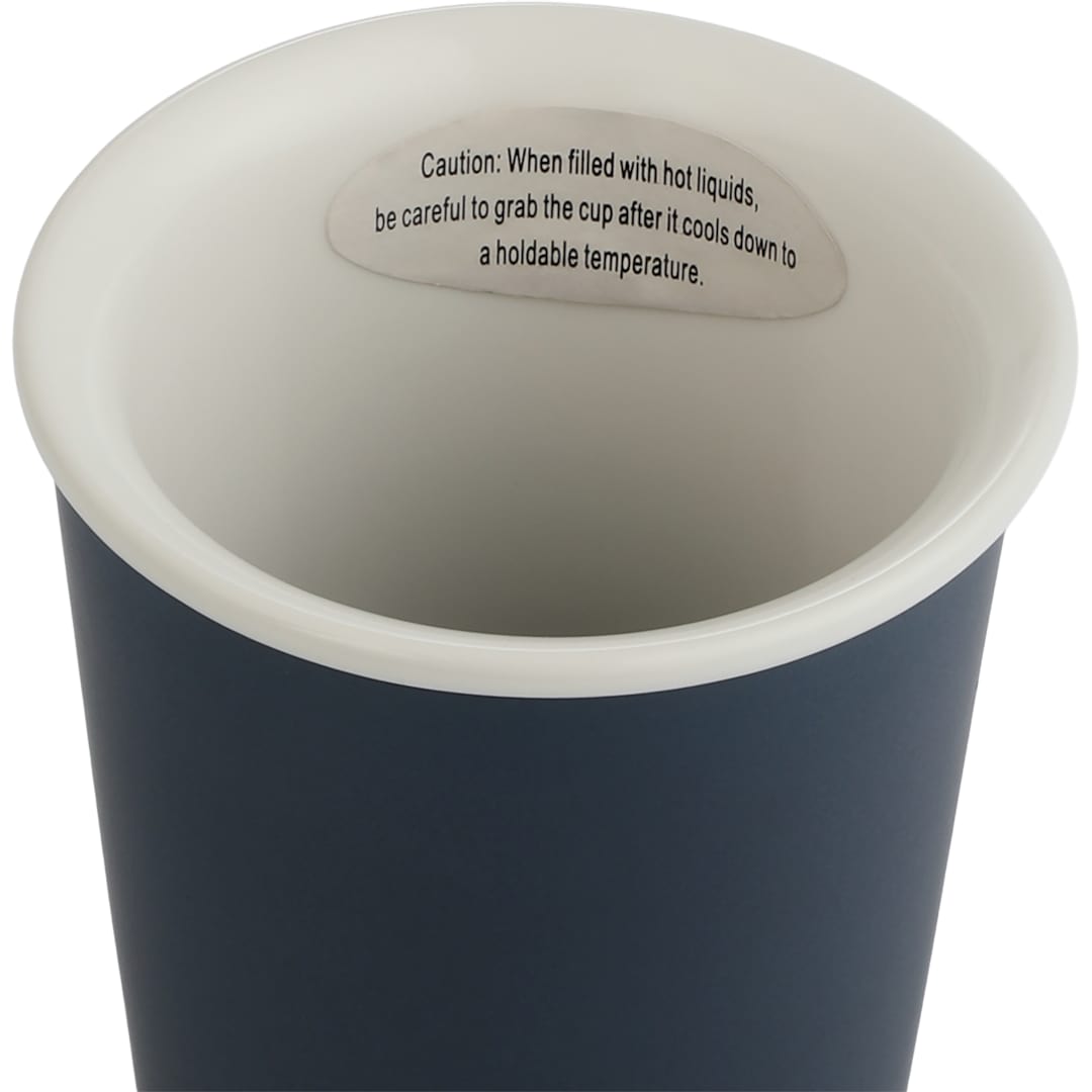 I'm Not a Paper Cup 10oz Ceramic Tumbler w/ Lid - 1600-78 Blue