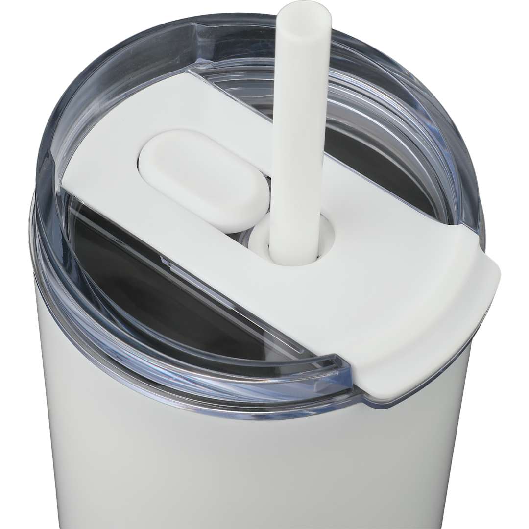 Auxo 24oz Double Wall Vacuum Insulated Tumbler - 1602-35 White