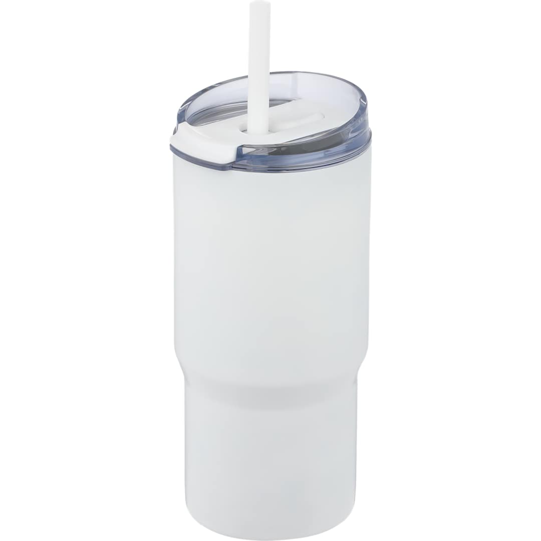 Auxo 24oz Double Wall Vacuum Insulated Tumbler - 1602-35 White