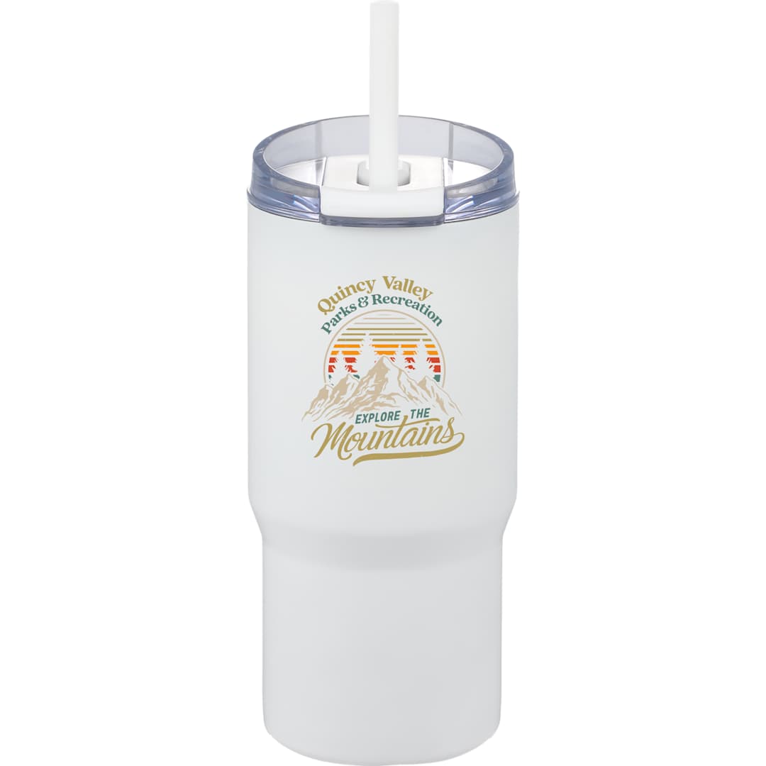 Auxo 24oz Double Wall Vacuum Insulated Tumbler - 1602-35 White