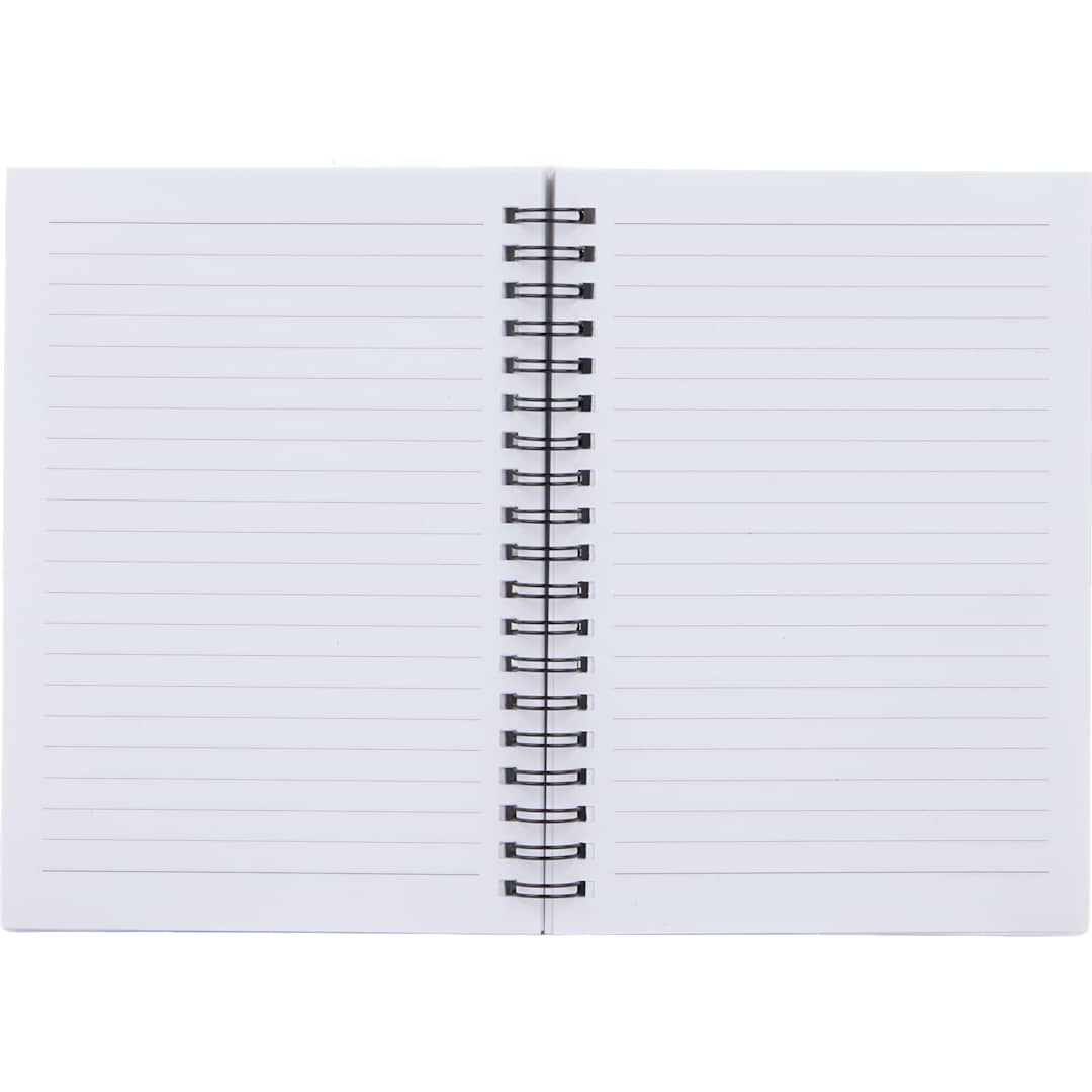 5” x 7” FSC ® Recycled Pebble Grain Spiral Journal - 2900-60 Black