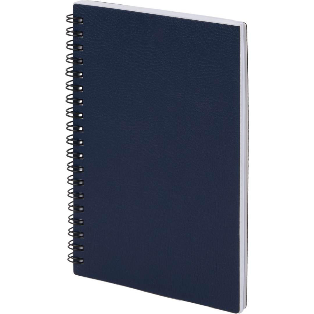5” x 7” FSC ® Recycled Pebble Grain Spiral Journal - 2900-60 Blue