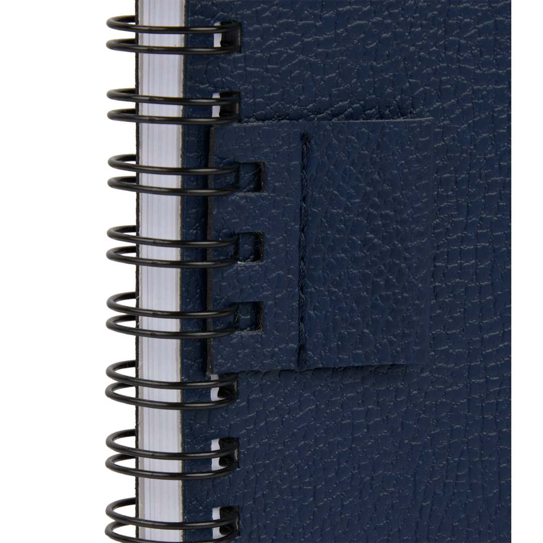 5” x 7” FSC ® Recycled Pebble Grain Spiral Journal - 2900-60 Blue