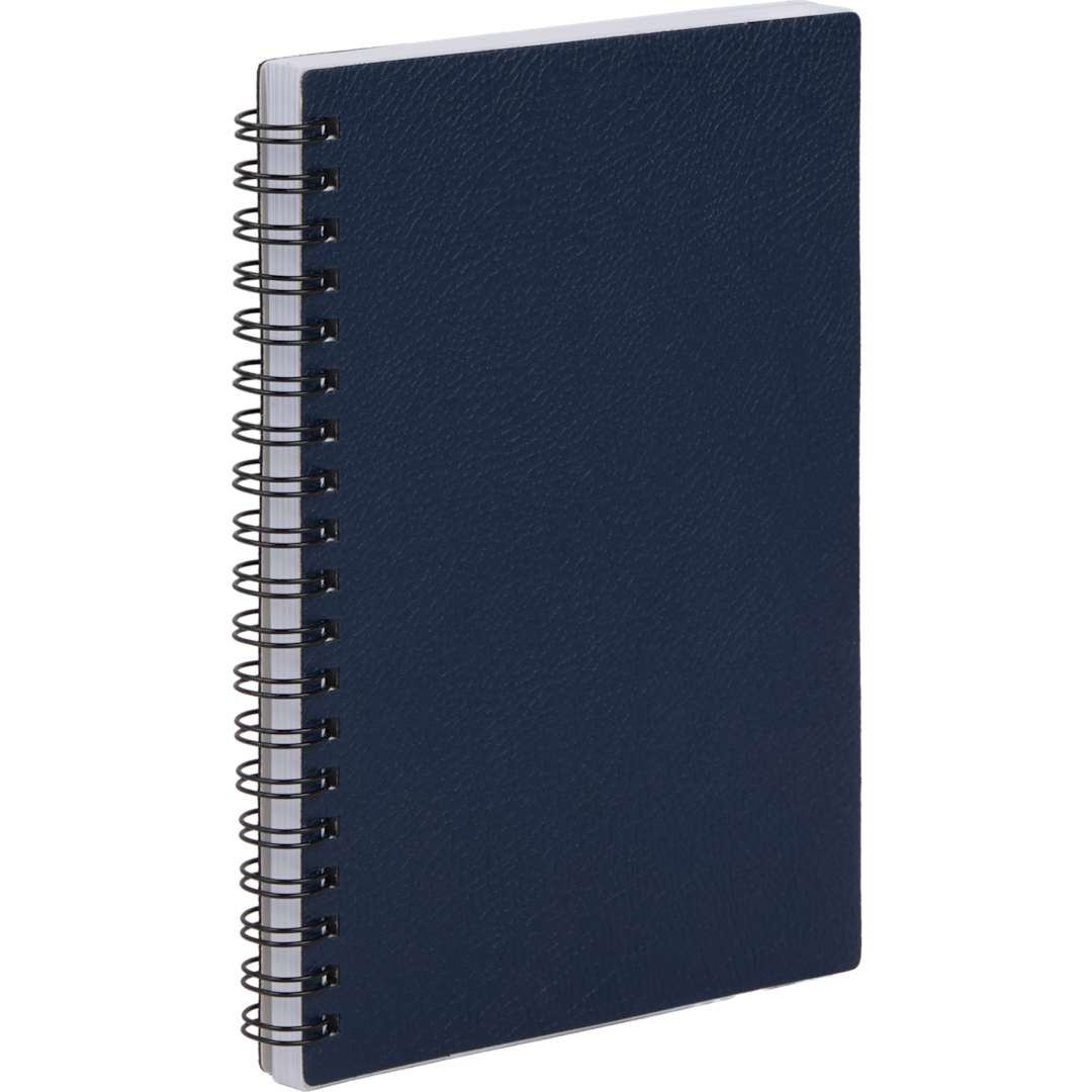 5” x 7” FSC ® Recycled Pebble Grain Spiral Journal - 2900-60 Blue