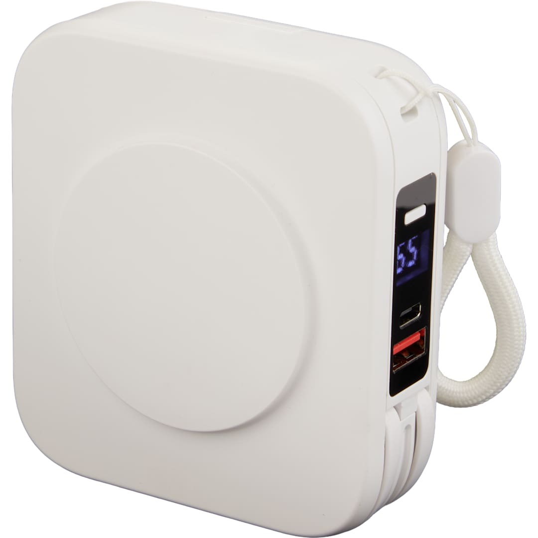  UL Listed 10000 mAh MagClick™ Power Bank with Plug - 7122-28