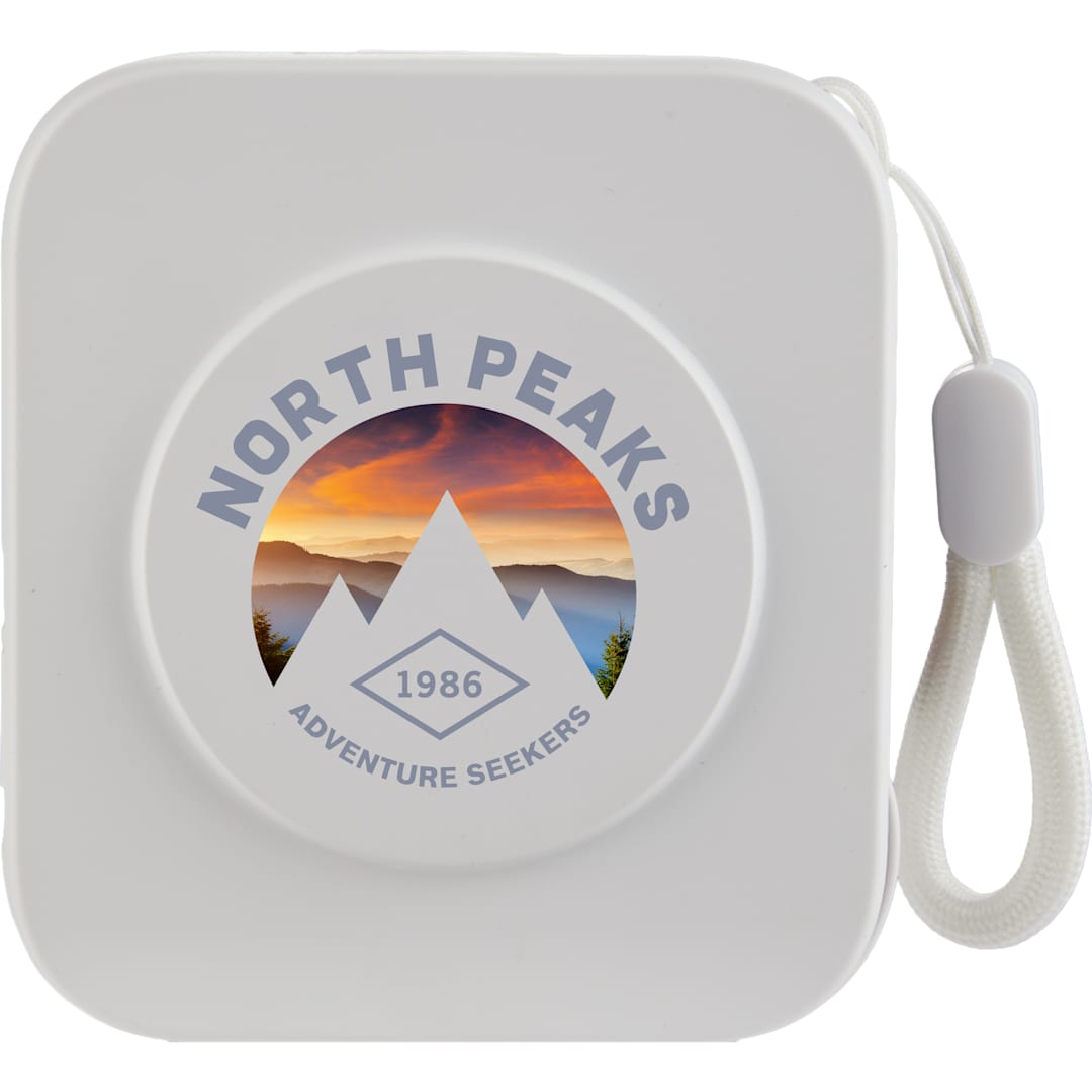 UL Listed 10000 mAh MagClick™ Power Bank with Plug - 7122-28 White