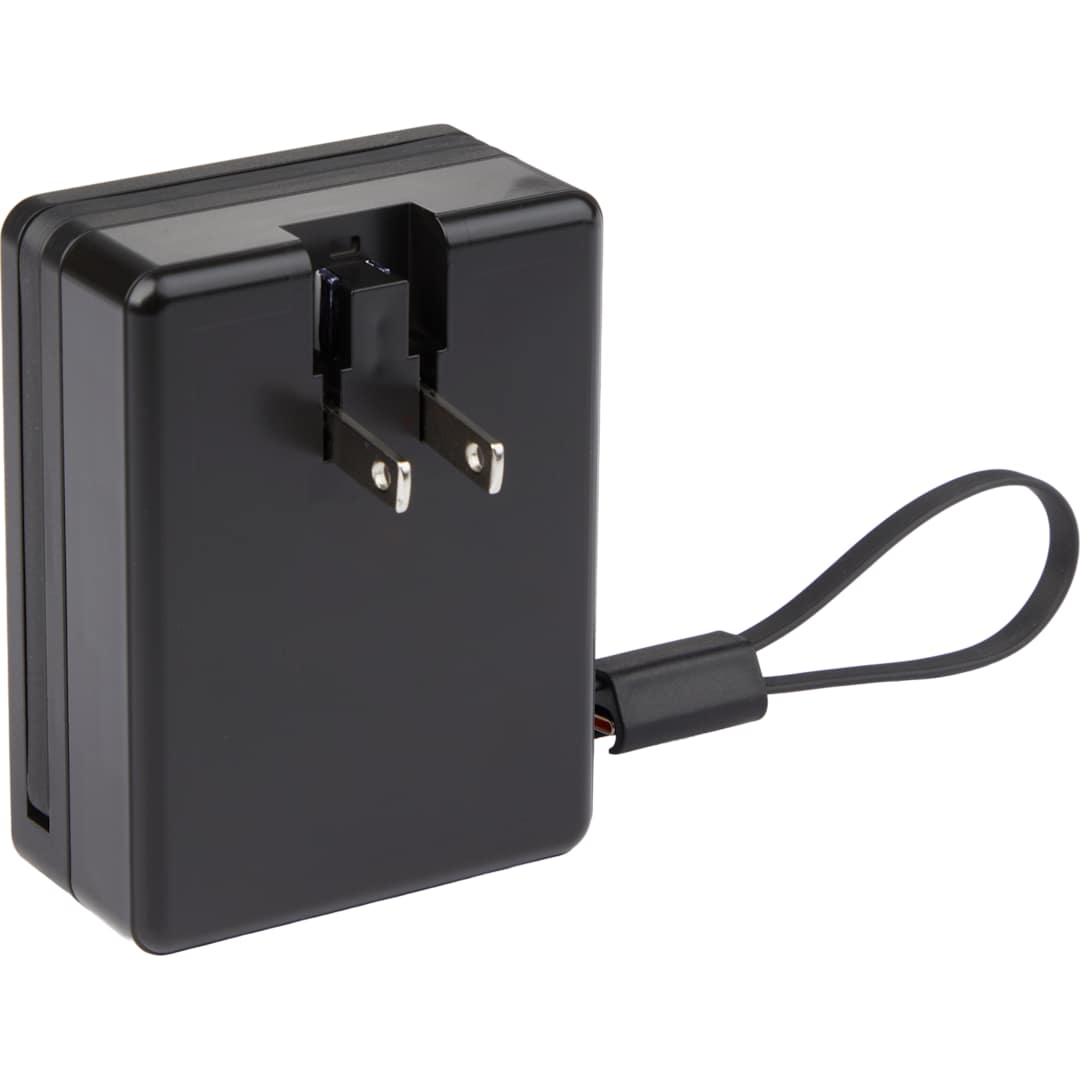 5000 mAh 15W MagClick Power Bank with Wall Charger - 7122-36 Black