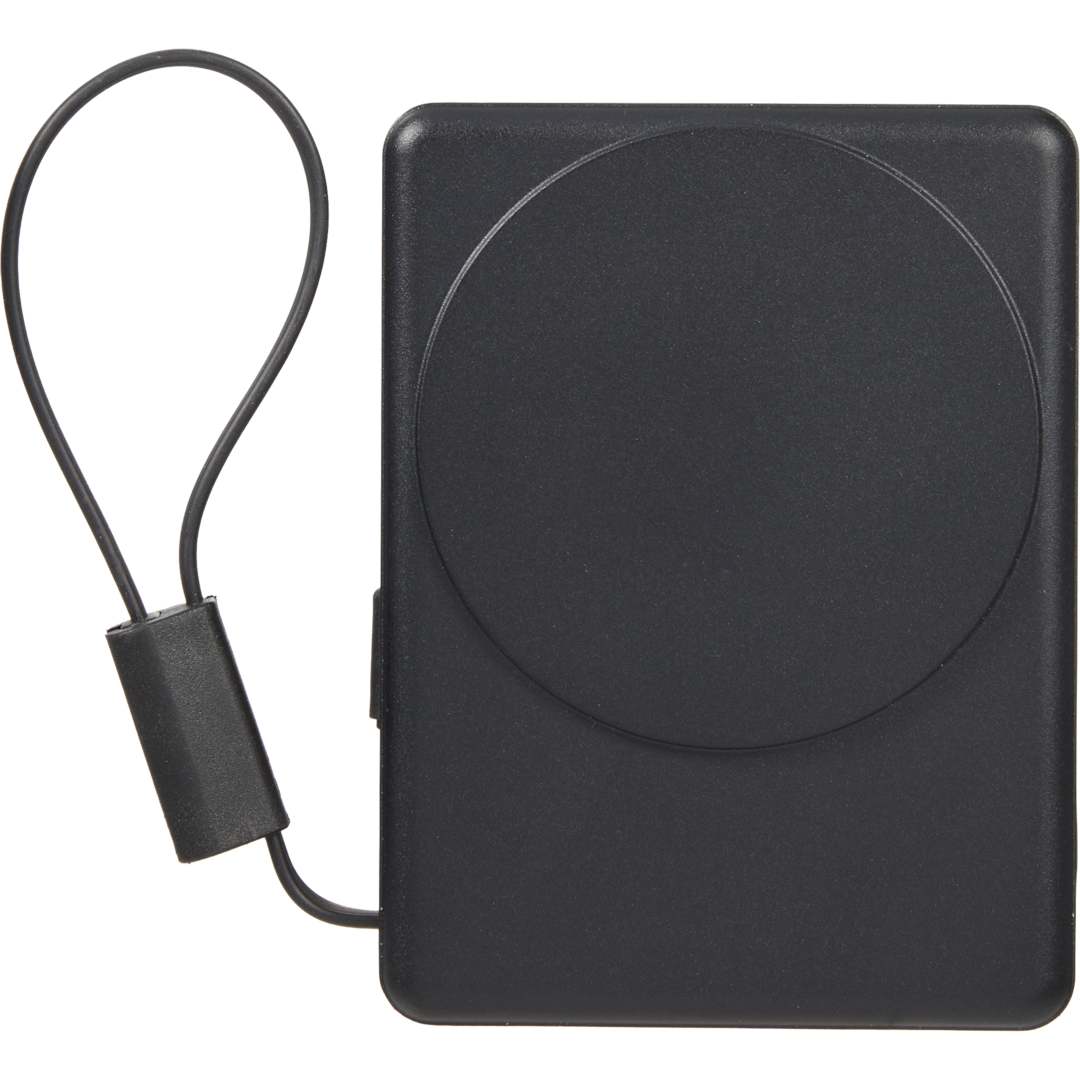 5000 mAh 15W MagClick Power Bank with Wall Charger - 7122-36 Black