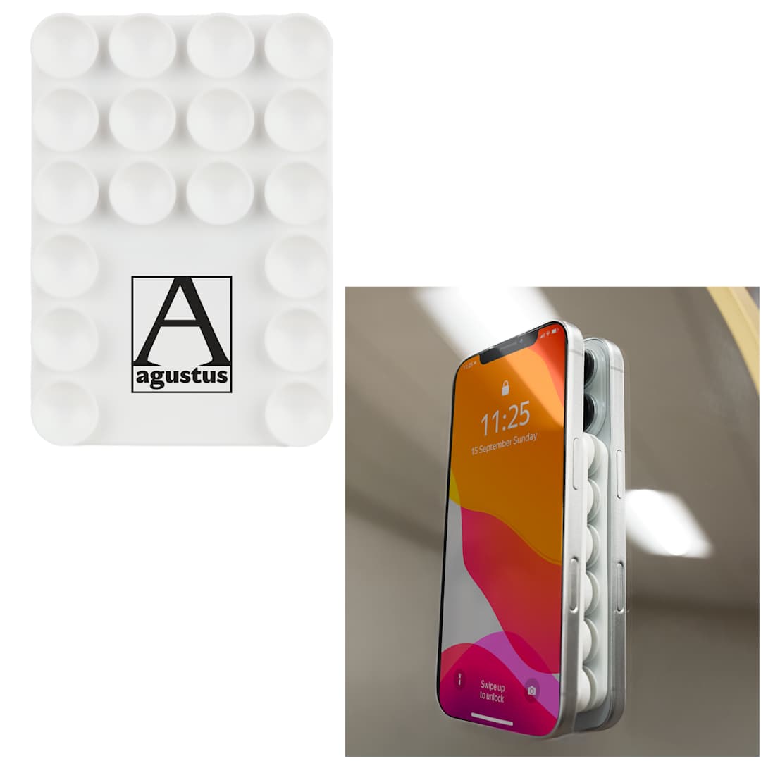 Hang On Suction Phone Case Mount with Magnets - 7142-76 White
