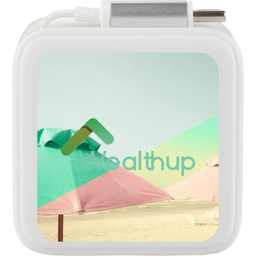 ETL Listed 20W Wall Charger with Retractable Cable - 7143-88 White