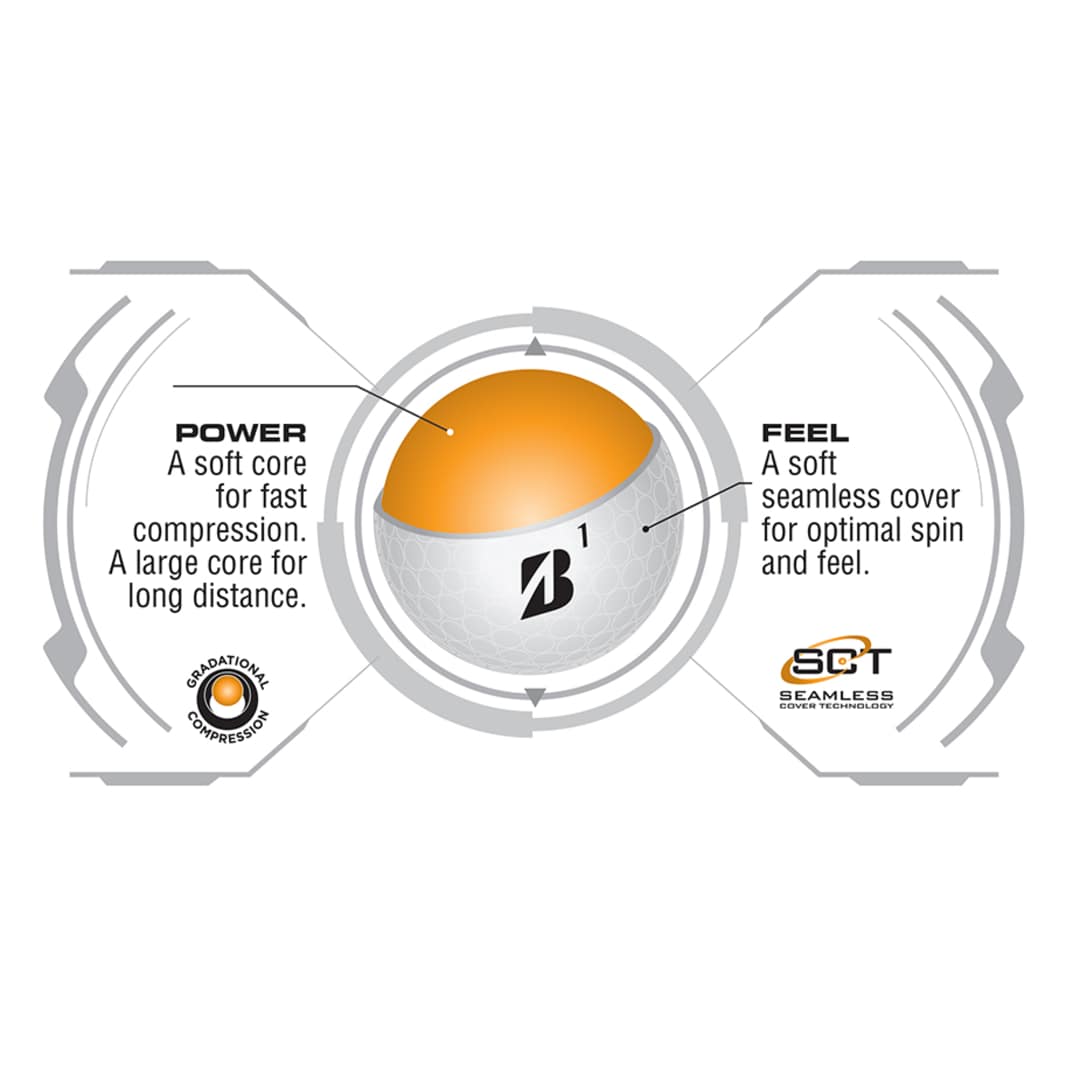 Bridgestone Bridgestone E 6 Soft Golf Balls - 12 Pack - 9905-03 White