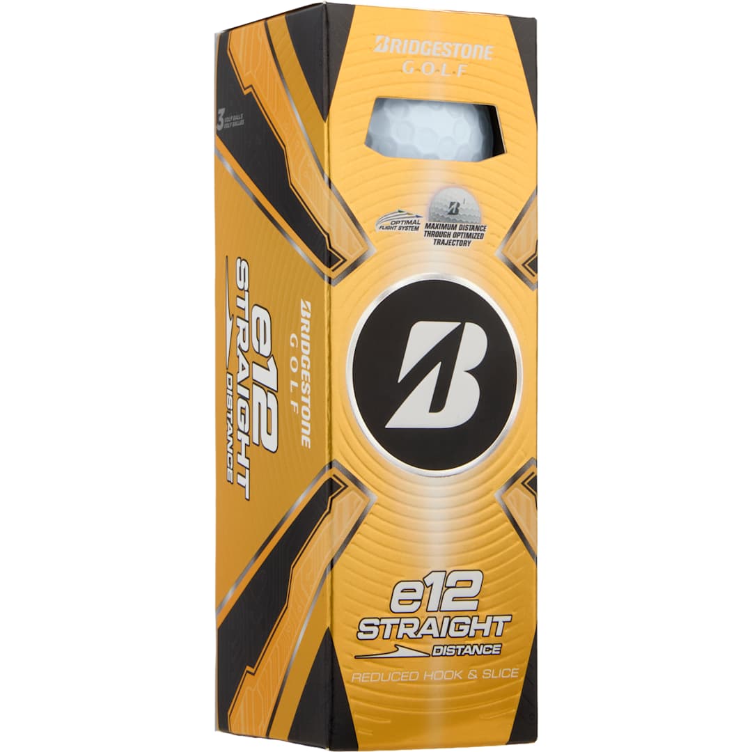 Bridgestone Bridgestone E12 Straight Golf Balls - 3 Pack - 9905-04 White