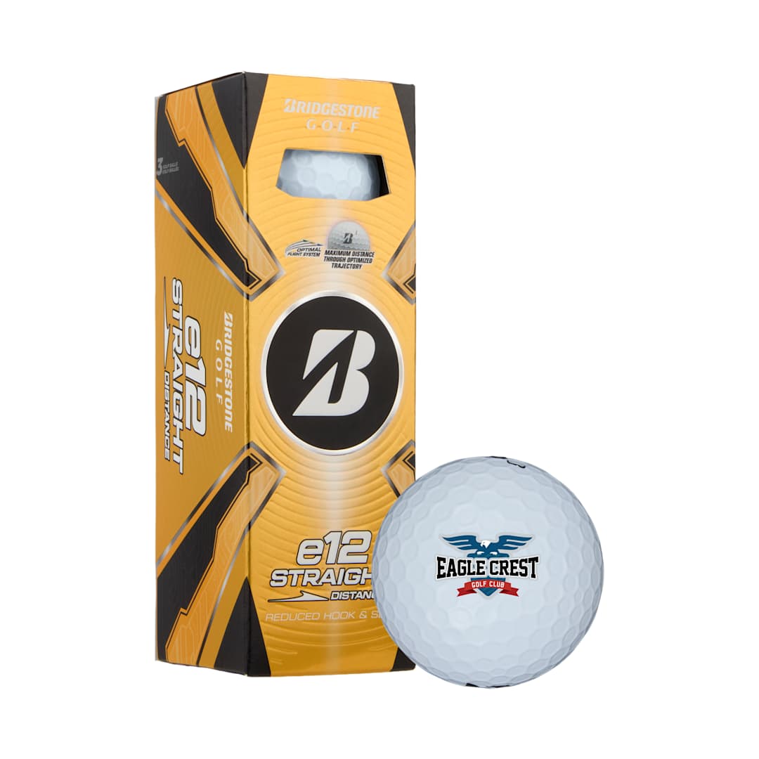 Bridgestone Bridgestone E12 Straight Golf Balls - 3 Pack - 9905-04 White
