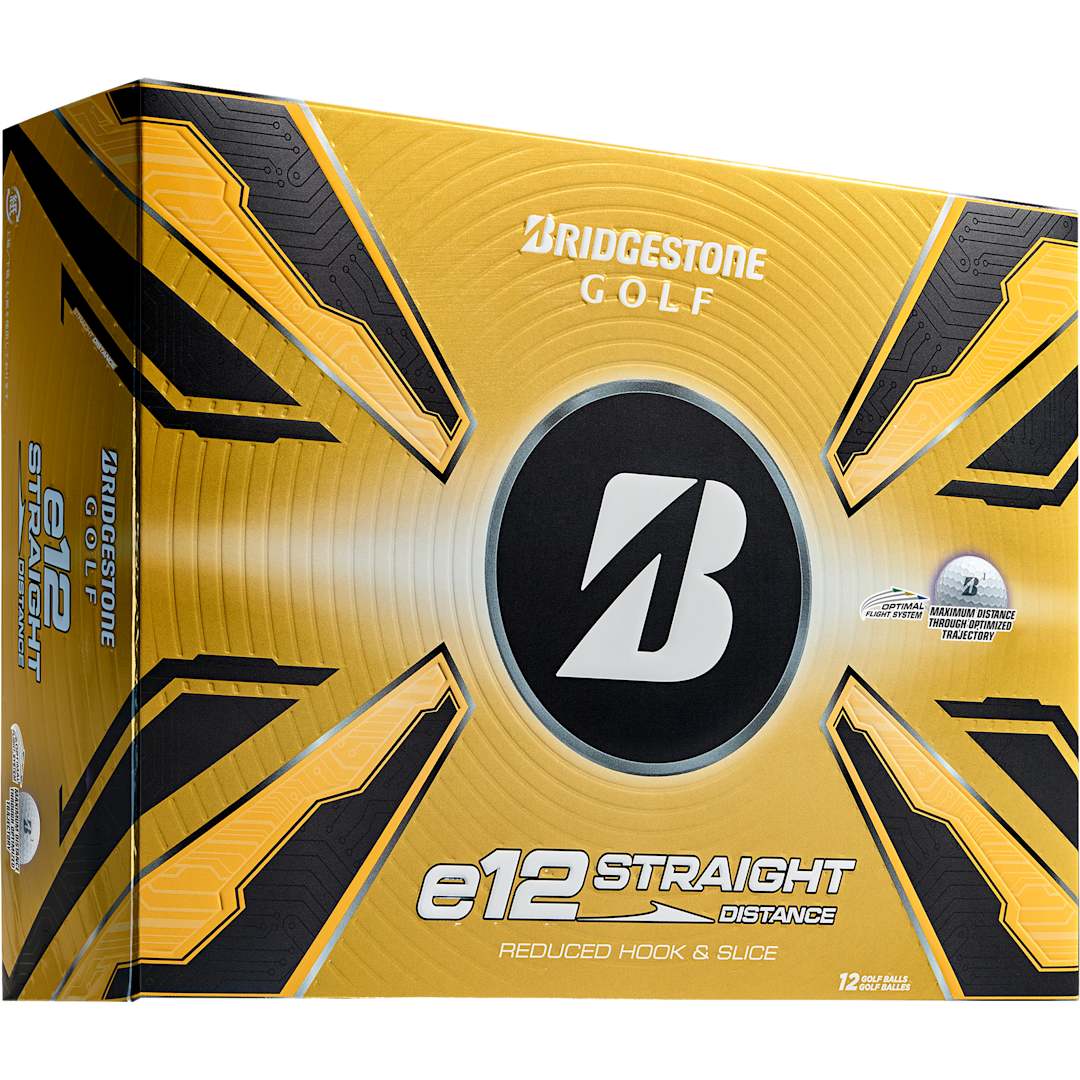 Bridgestone Bridgestone E12 Straight Golf Balls - 12 Pack - 9905-05 White