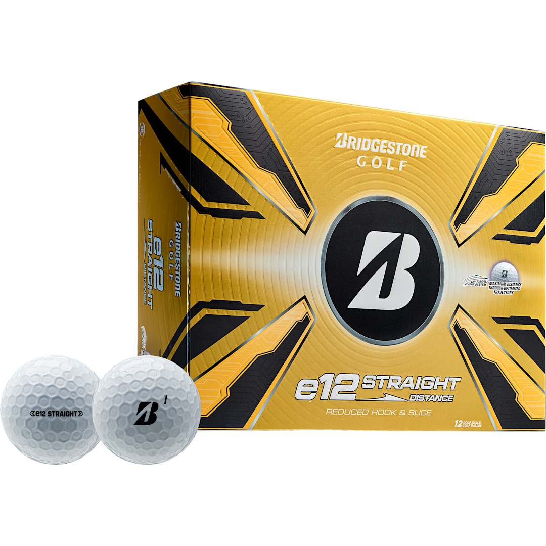 Bridgestone Bridgestone E12 Straight Golf Balls - 12 Pack - 9905-05 White