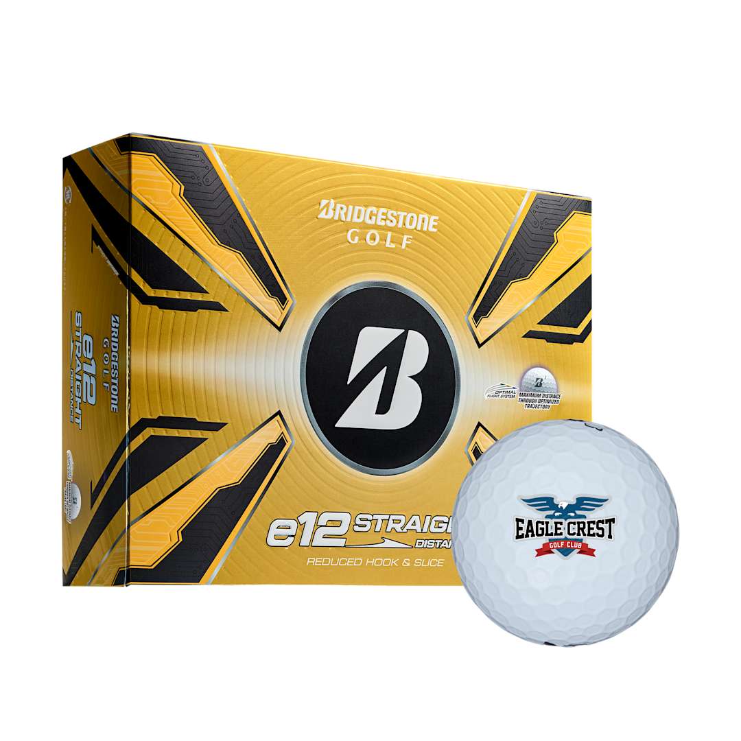 Bridgestone Bridgestone E12 Straight Golf Balls - 12 Pack - 9905-05 White