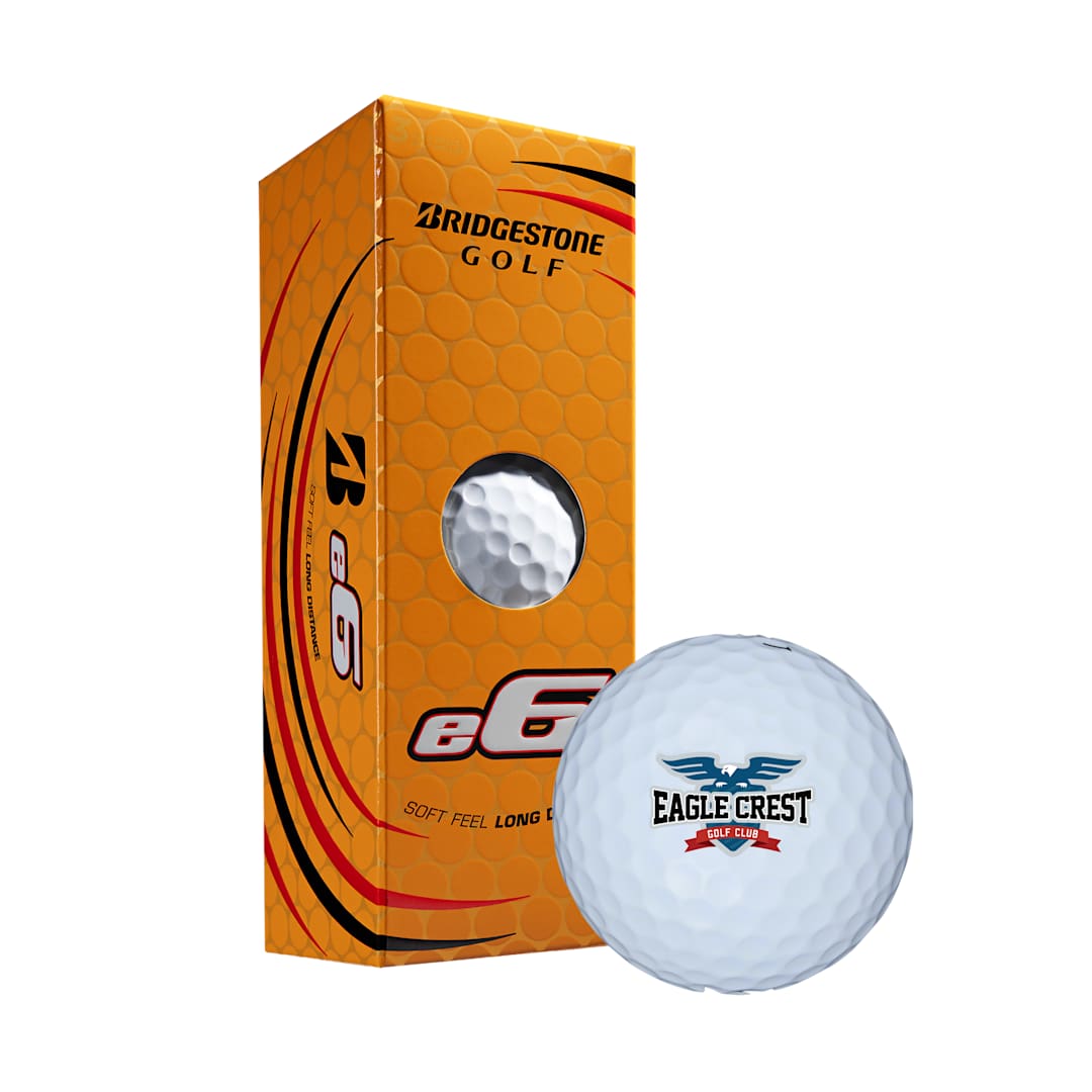 Bridgestone Bridgestone E 6 Soft Golf Balls - 3 Pack - 9905-06 White