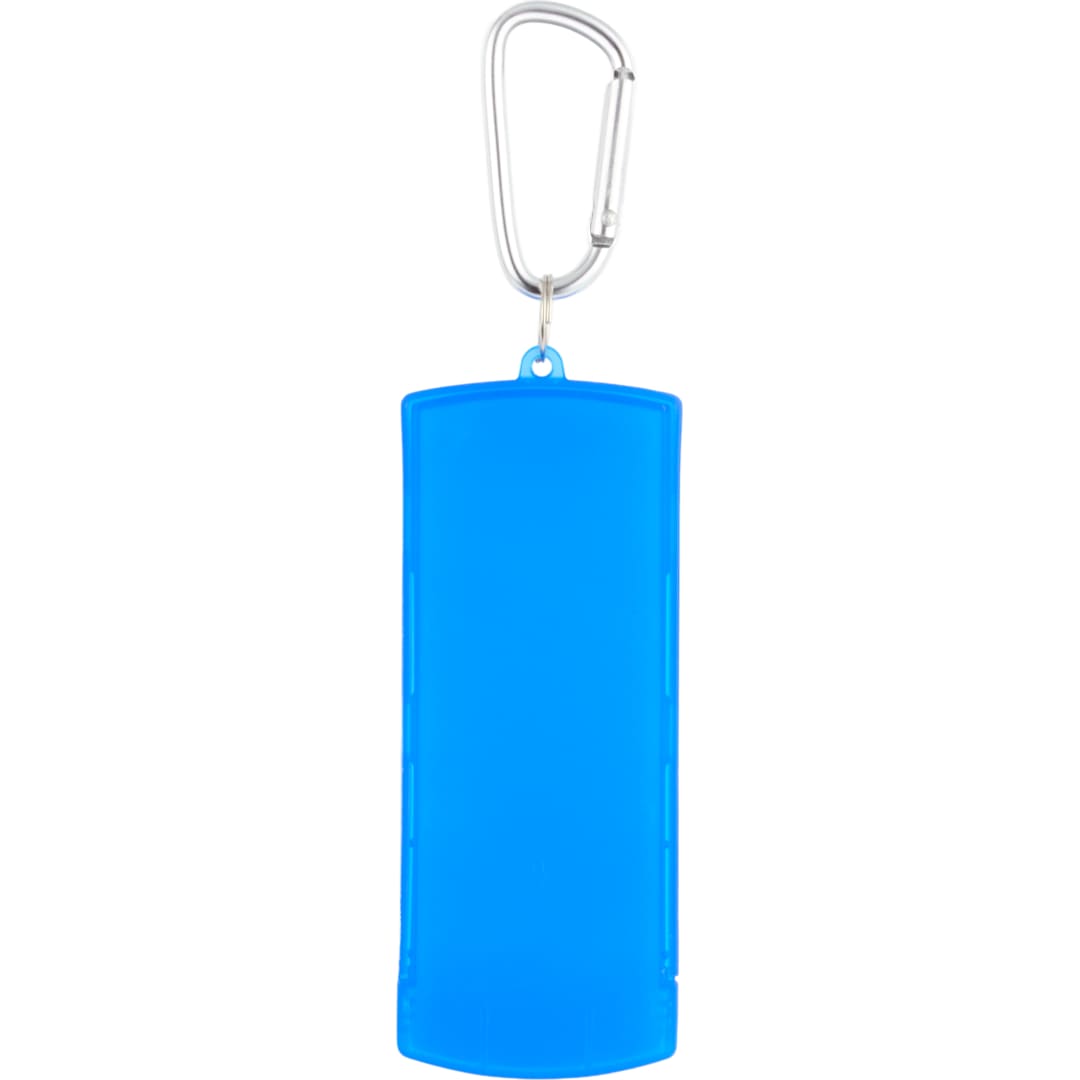 Recycled Bandage Dispenser with Carabiner - SM-1404 Blue