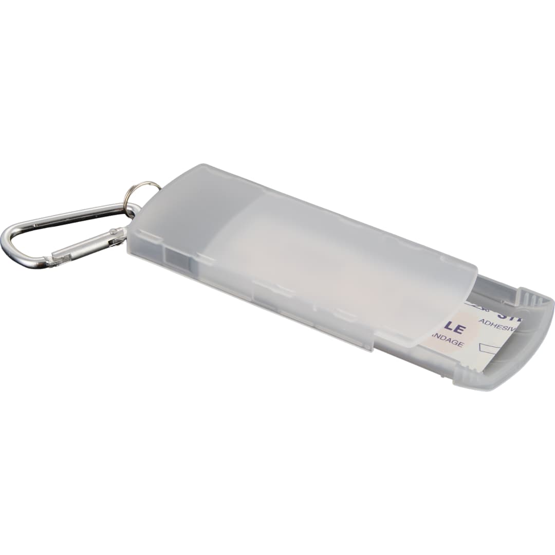 Recycled Bandage Dispenser with Carabiner - SM-1404 Clear