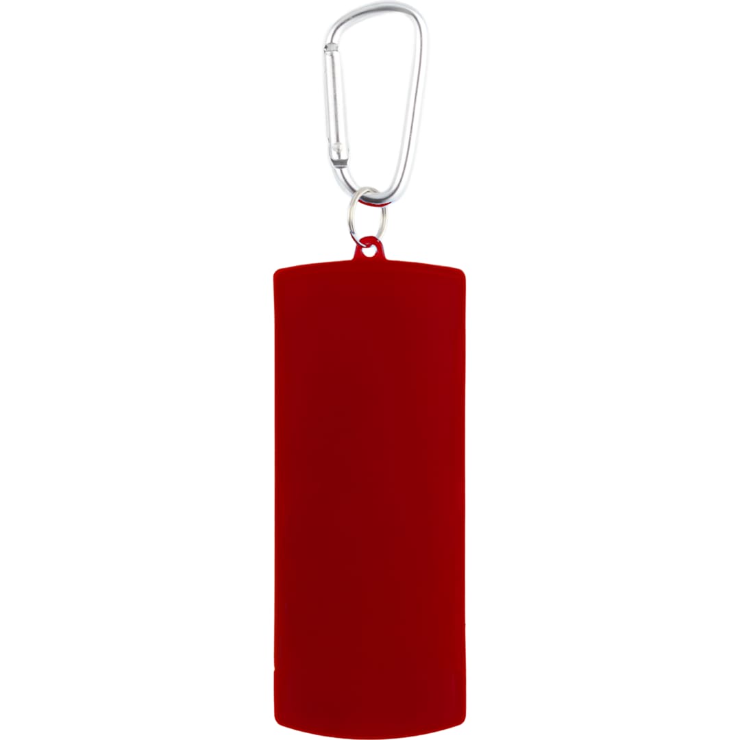 Recycled Bandage Dispenser with Carabiner - SM-1404 Red