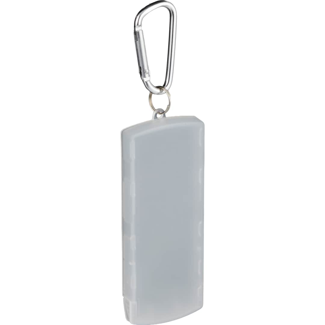 Recycled Bandage Dispenser with Carabiner - SM-1404 Clear