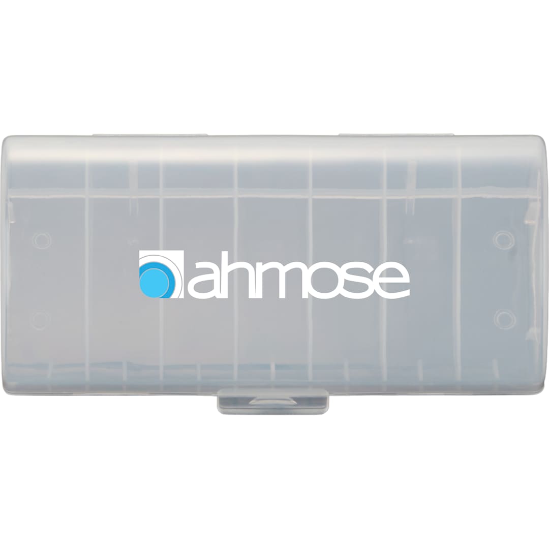 7 Day Recycled Travel Pill Organizer - SM-1426 Clear