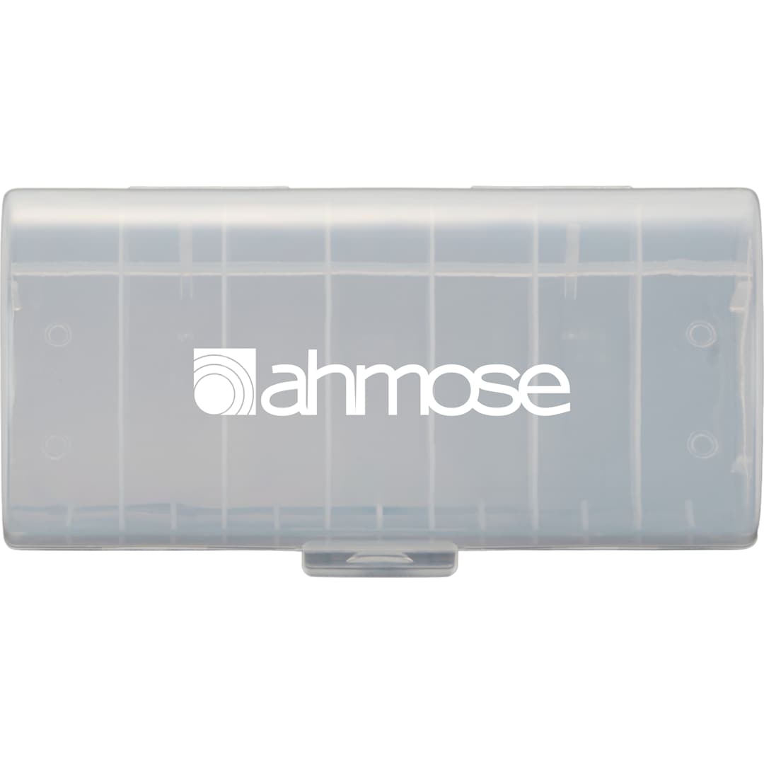 7 Day Recycled Travel Pill Organizer - SM-1426 Clear