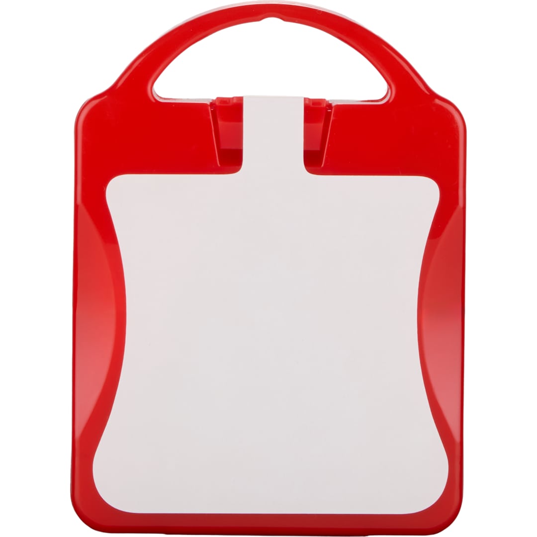 21-Piece First Aid Kit with Recycled Case - SM-1476 Red