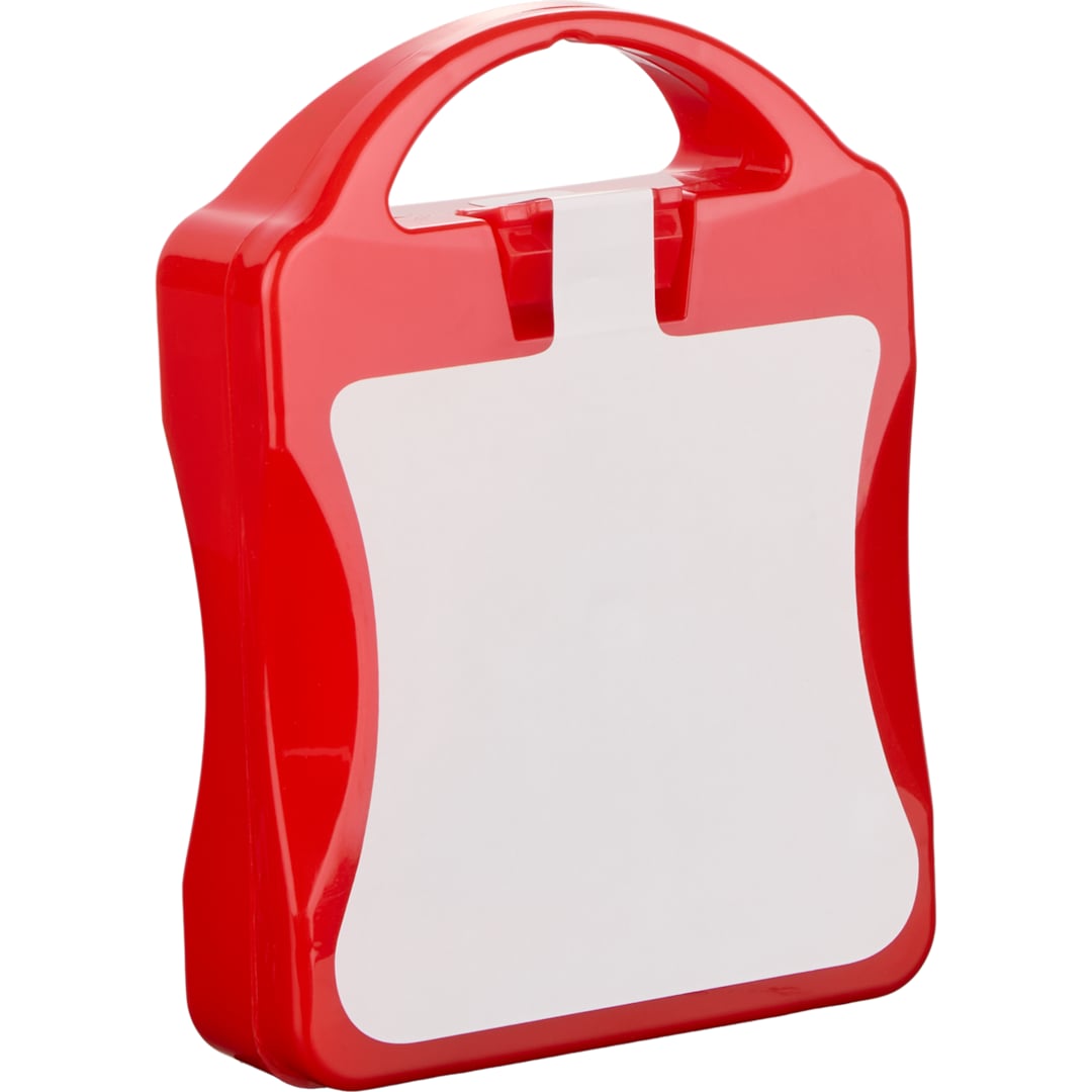 21-Piece First Aid Kit with Recycled Case - SM-1476 Red