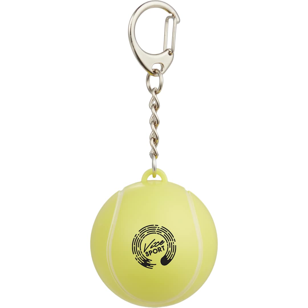 Tennis SPF15 Lip Balm with Keychain - SM-1729 Yellow