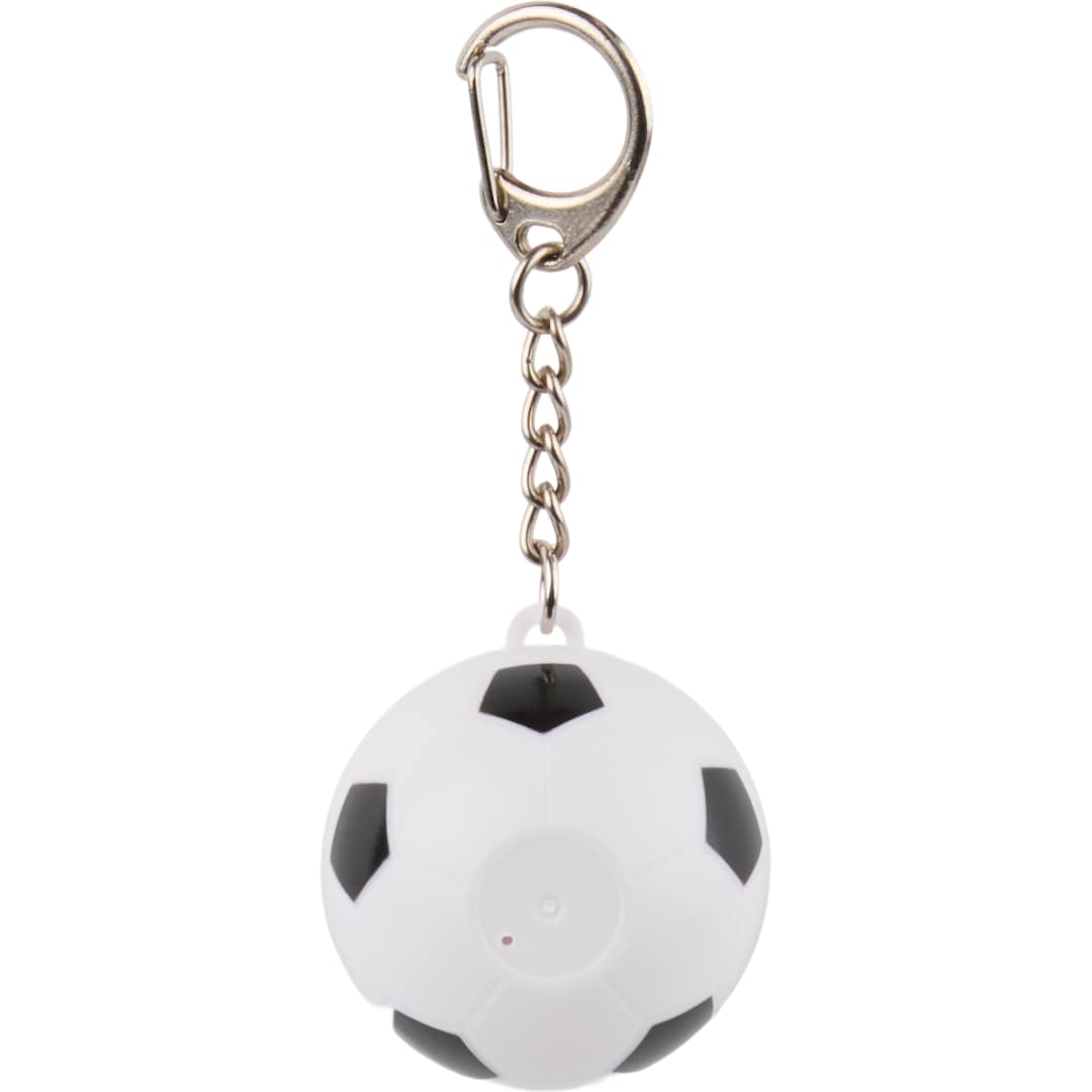 Soccer SPF15 Lip Balm with Keychain - SM-1735 White