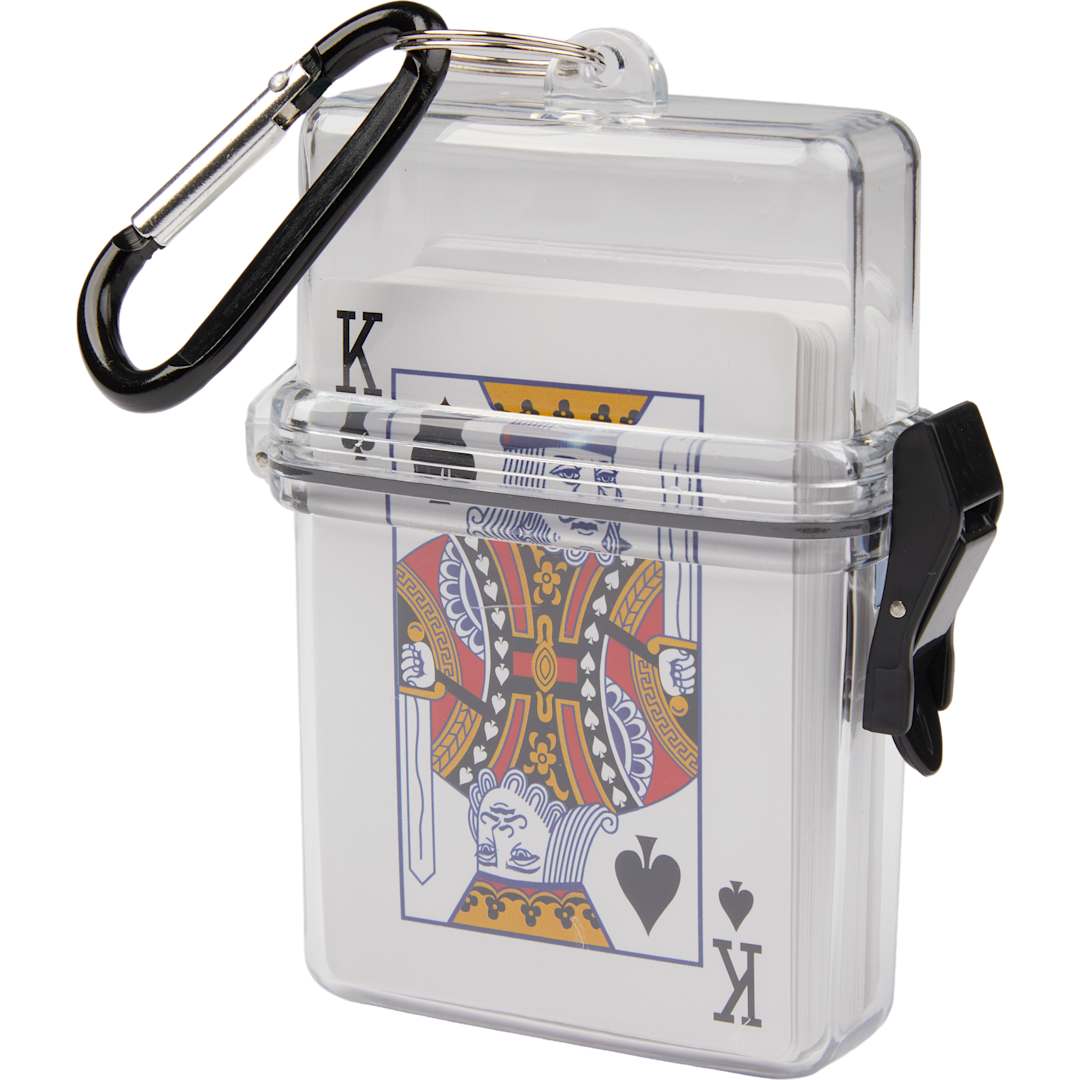 On-The-Go Poker Game Set - SM-4058 Clear