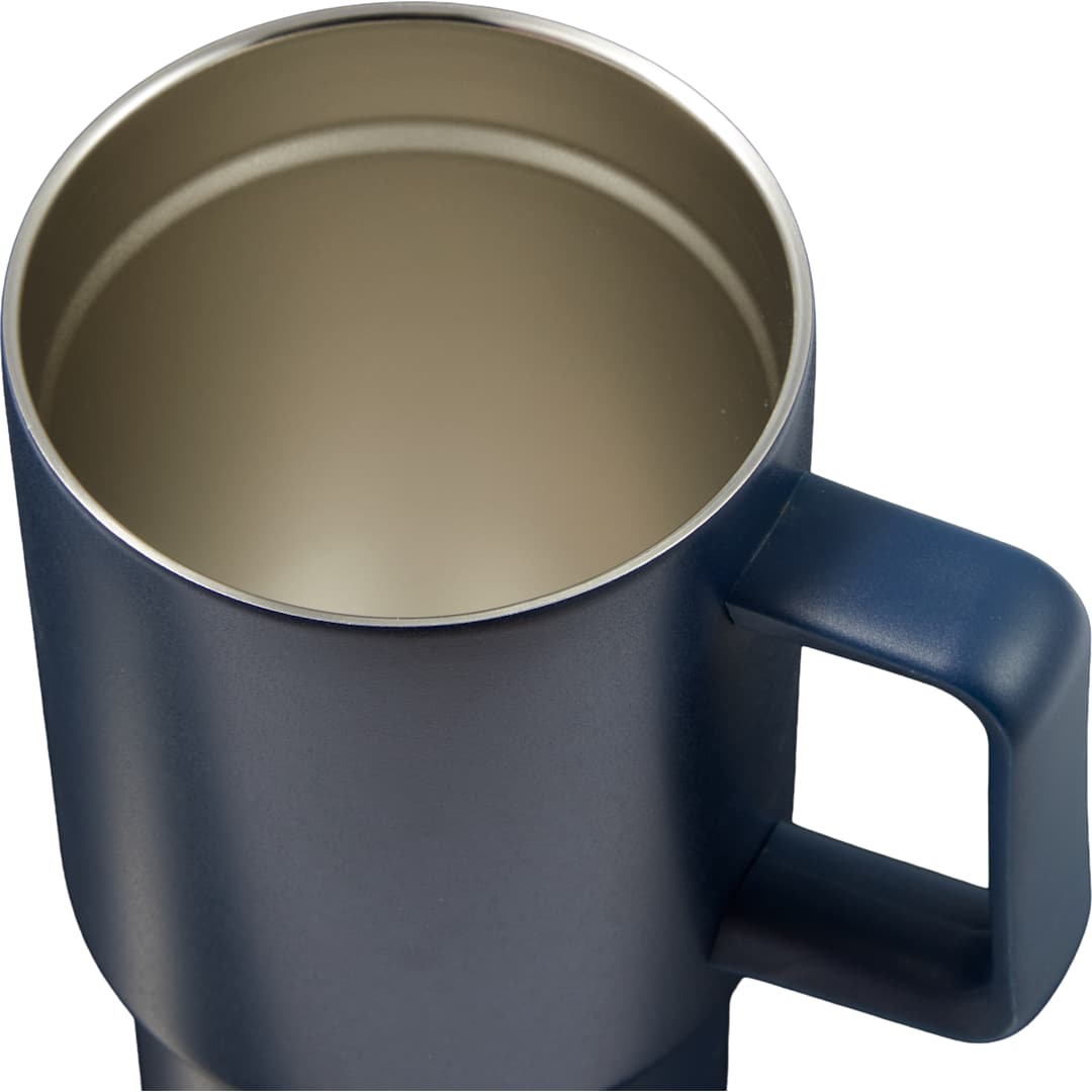 Summit 18oz Recycled Vacuum Insulated Mug w/ Straw - SM-6976 Blue