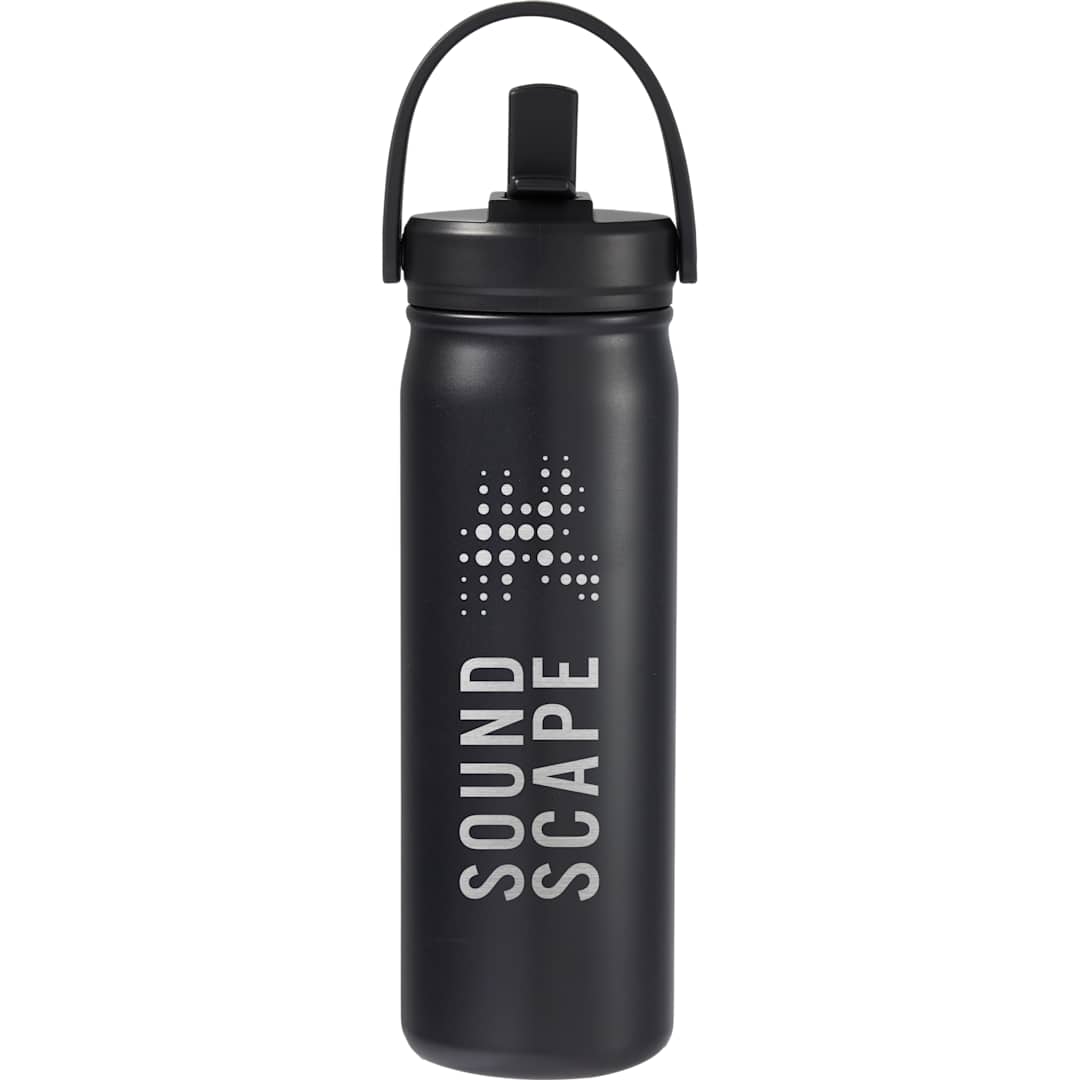 Carpo 20oz Straw lid Vacuum Bottle - SM-6992 Black