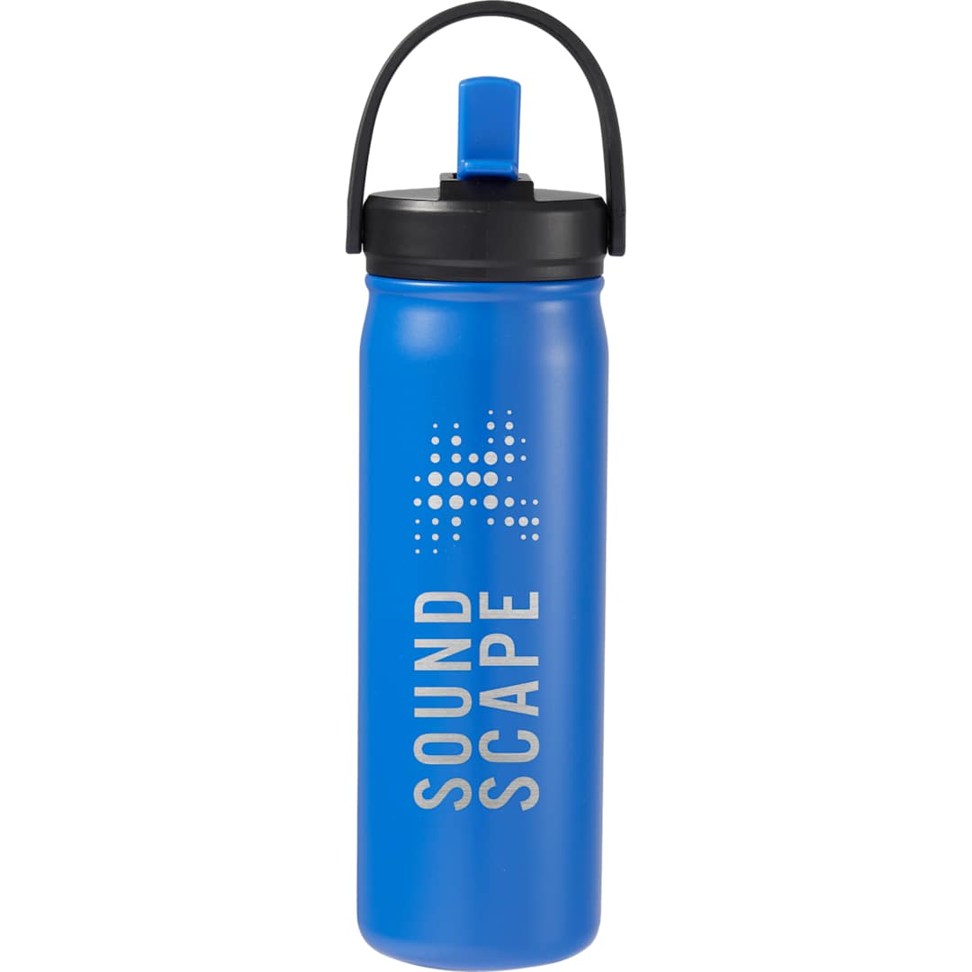 Carpo 20oz Straw lid Vacuum Bottle - SM-6992 Blue