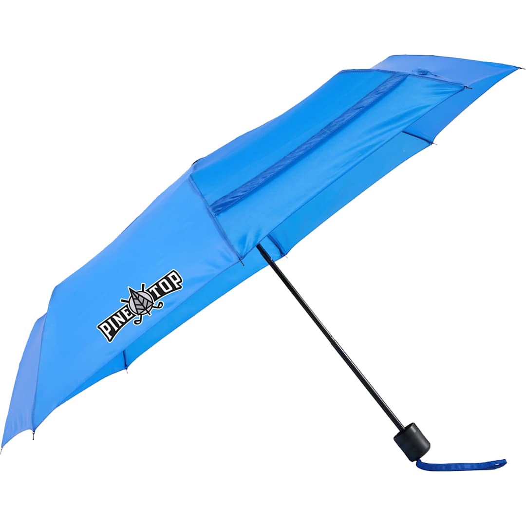 42" Manual Folding Umbrella - SM-8176 Blue
