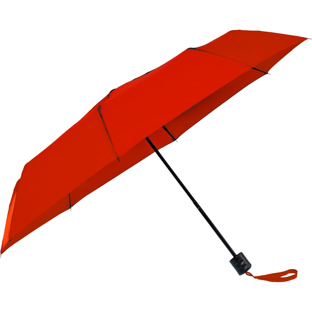 42" Manual Folding Umbrella - SM-8176 Red